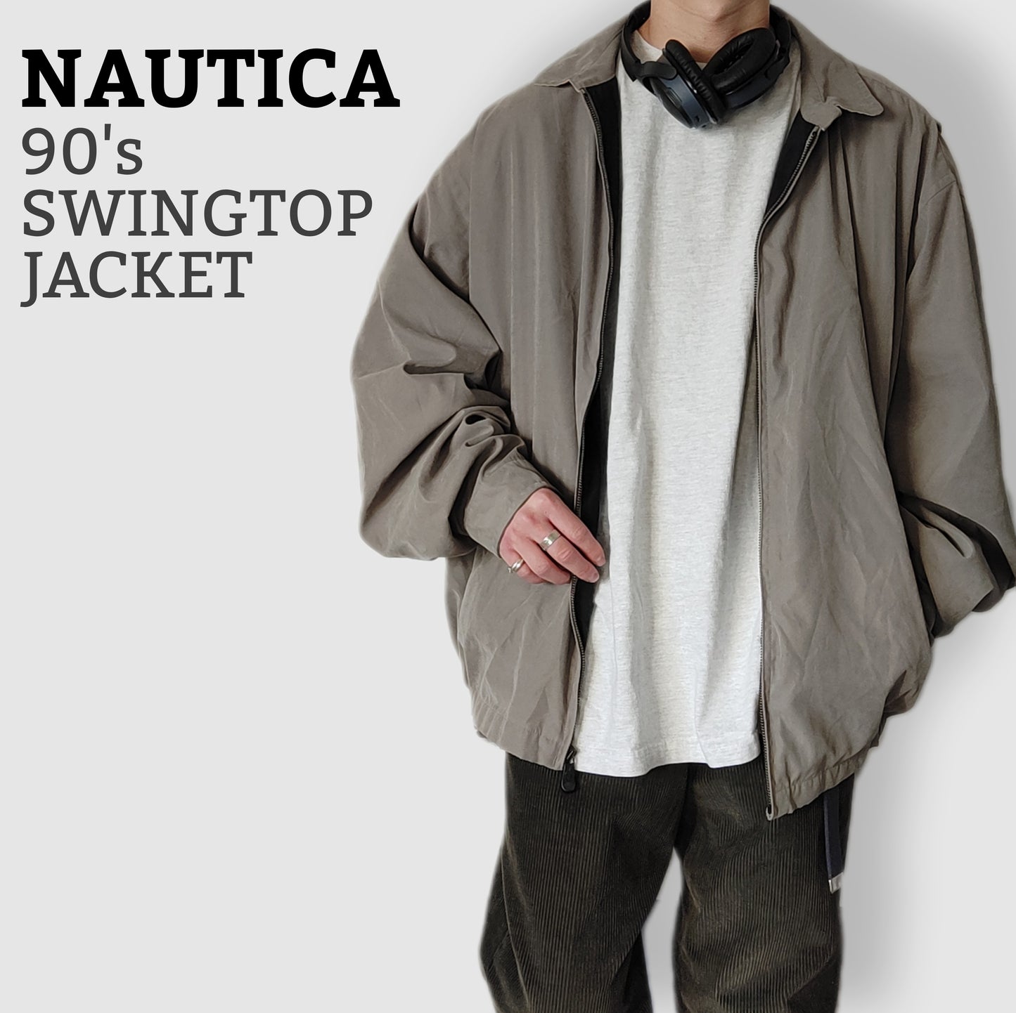 [NAUTICA] 90s swingtop jacket
