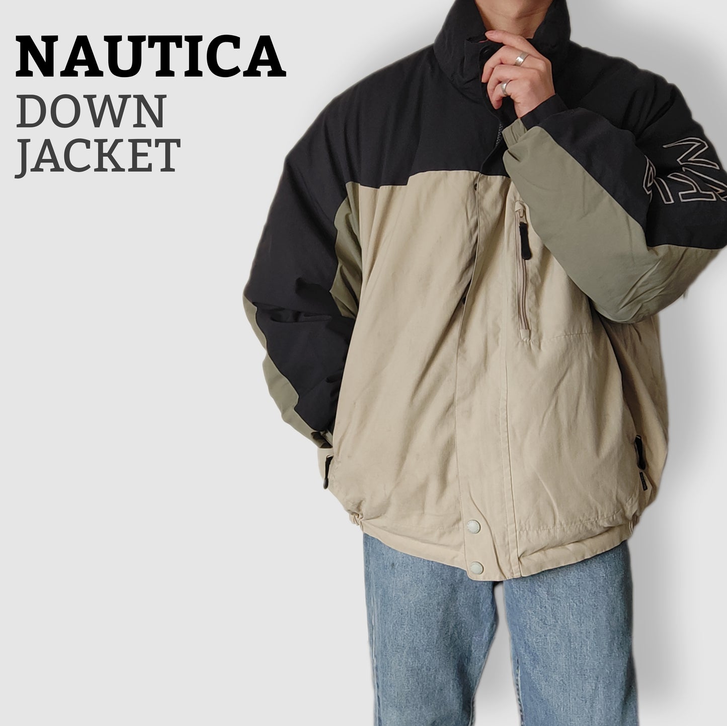 [NAUTICA] reversible down jacket