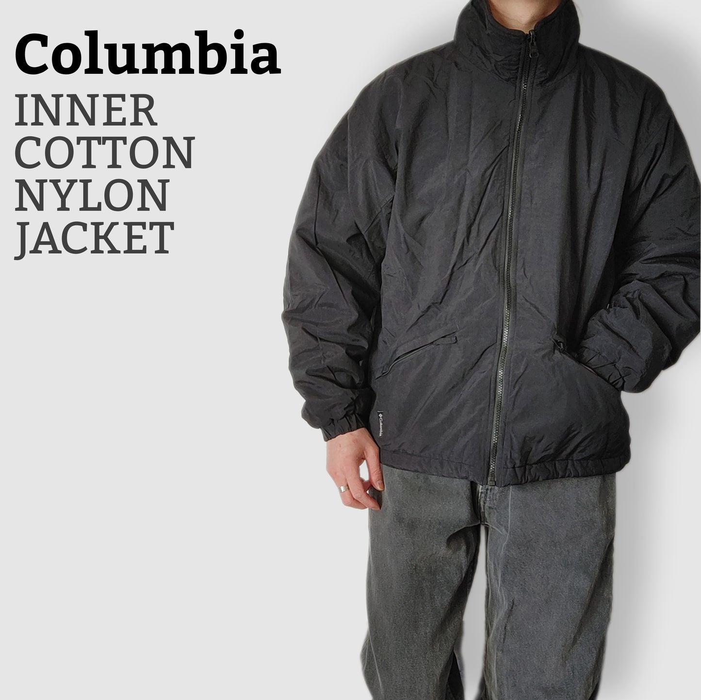 [Columbia] inner cotton nylon jacket