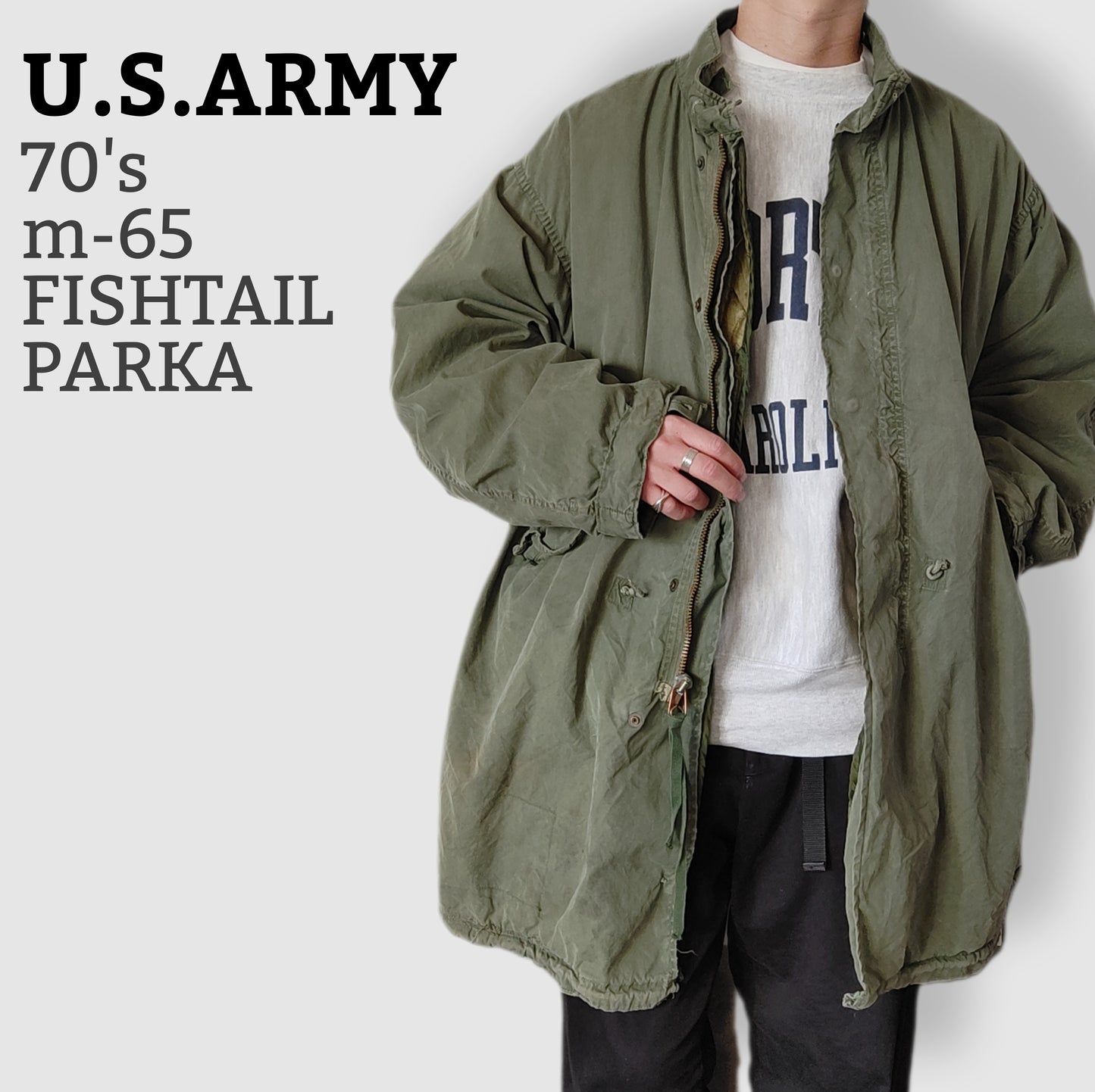 [U.S.ARMY] M-65 fishtail parka