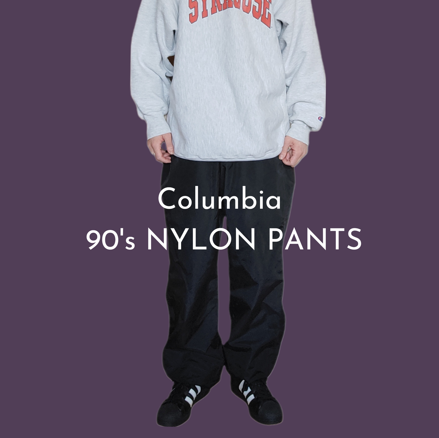 [Columbia] 90s nylon pants / L