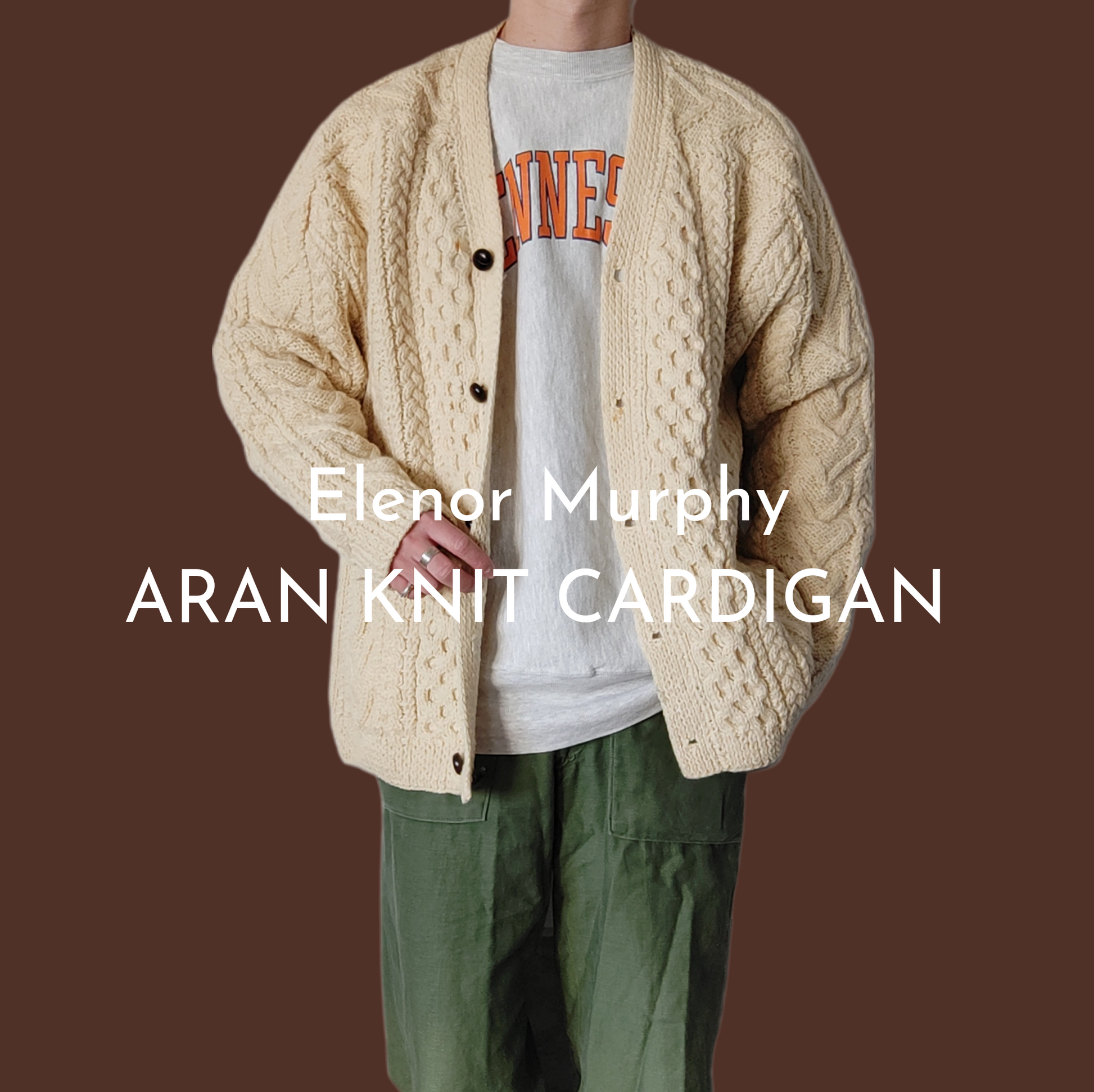 カーディガンAran Knit Cardigan