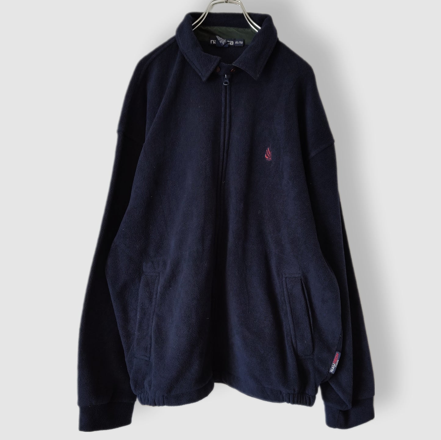 [NAUTICA] 90's swingtop fleece jacket, made in U.S.A