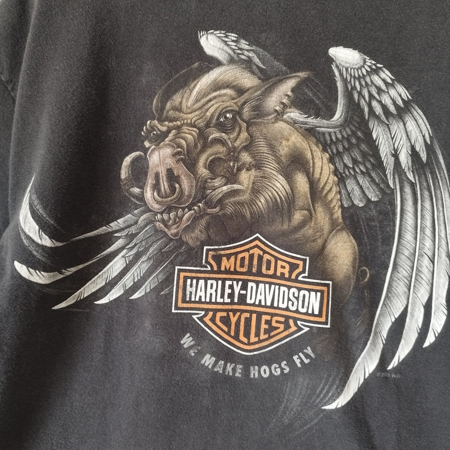 [HARLEY-DAVIDSON] print t-shirt