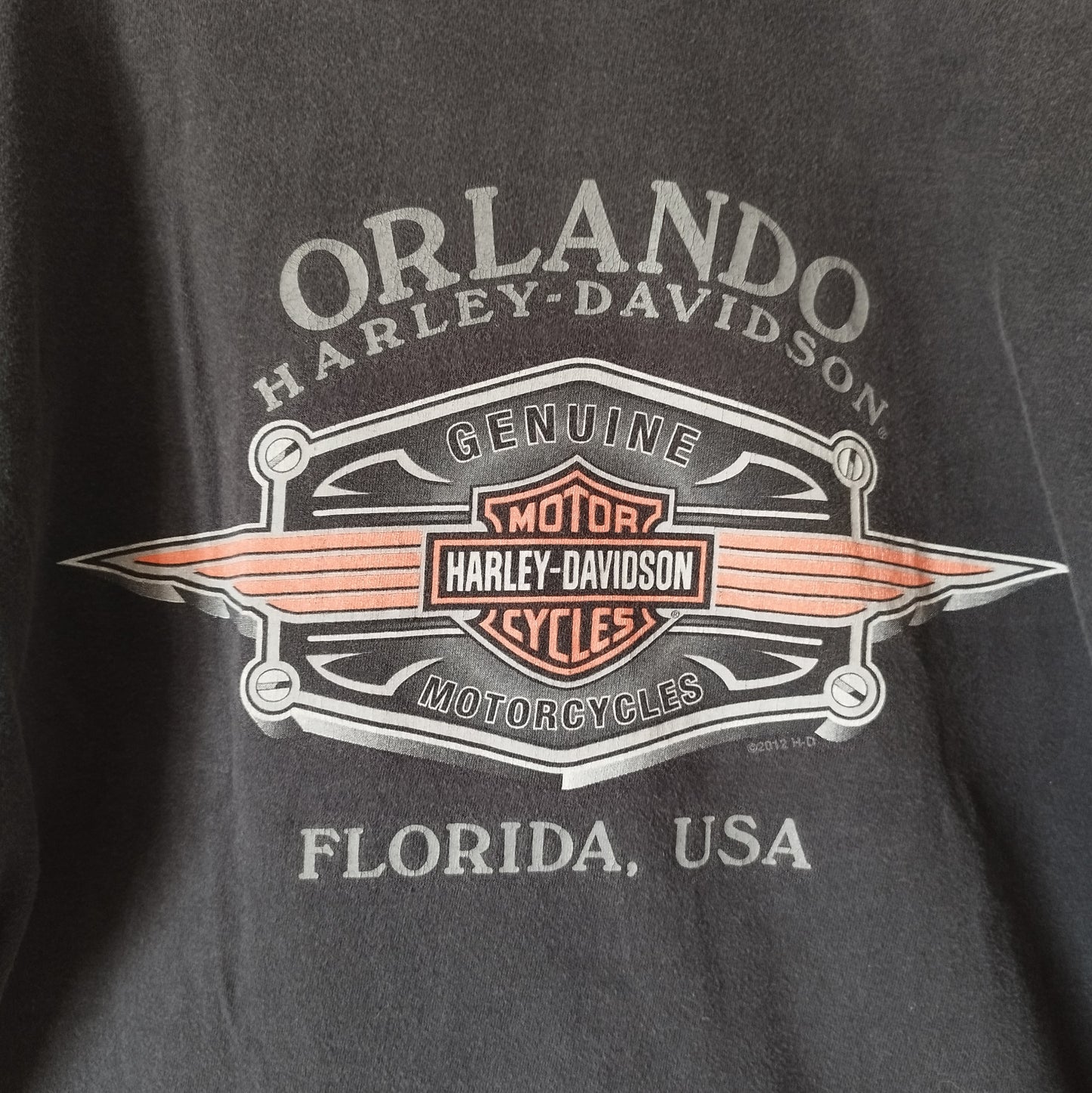 [HARLEY-DAVIDSON] print t-shirt