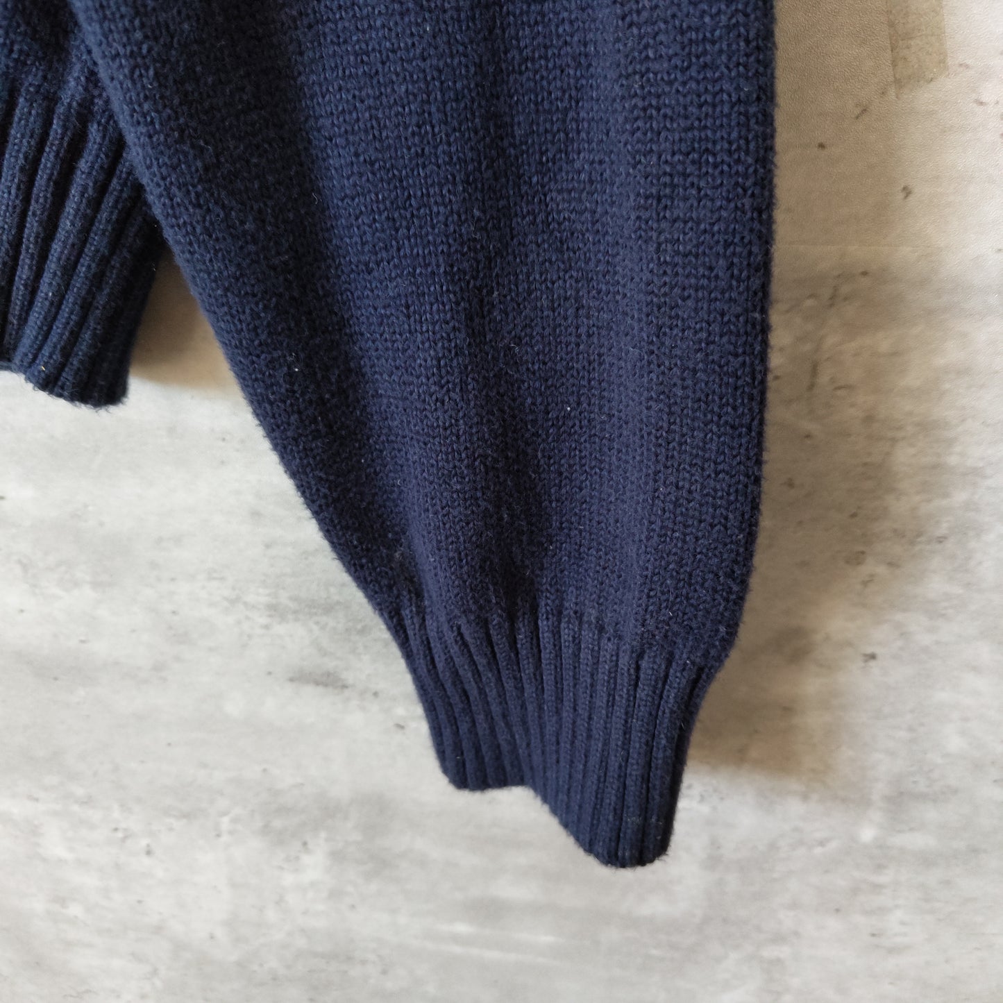 [RalphLoren] halfsnap knit