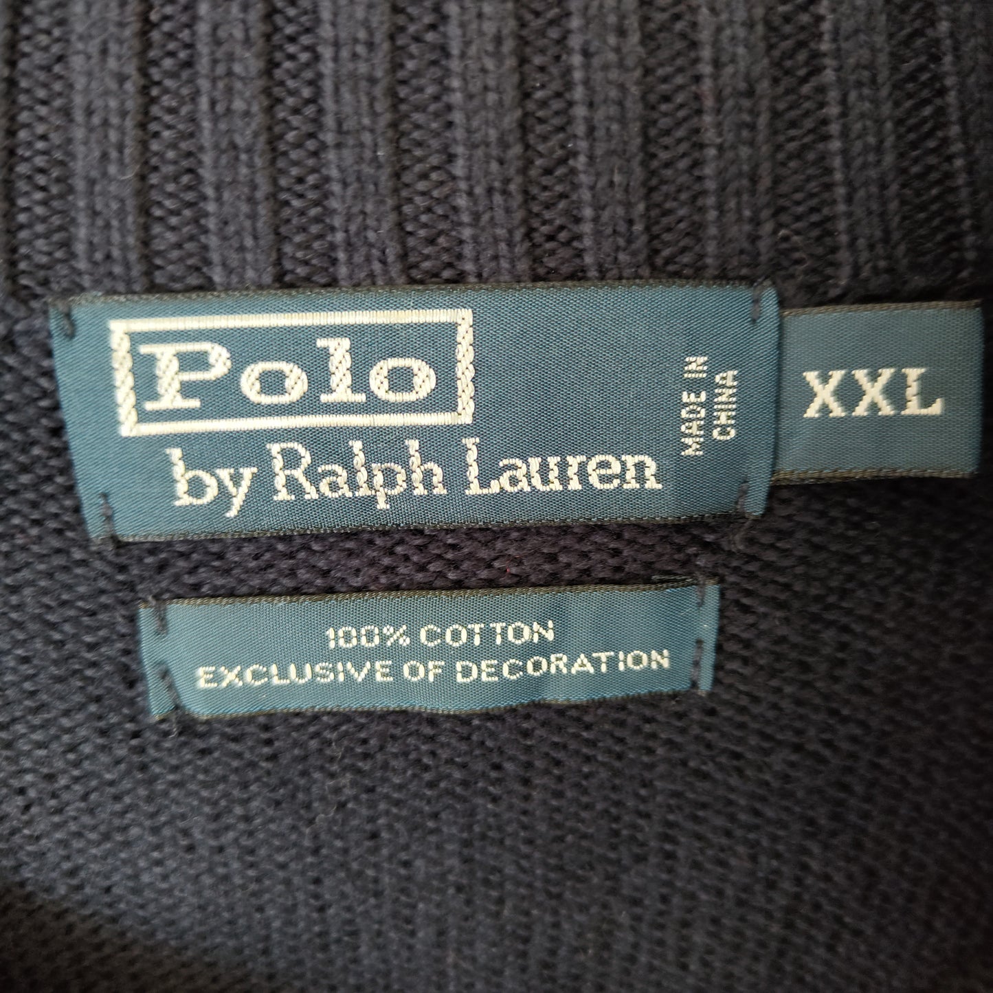 [RalphLoren] halfsnap knit