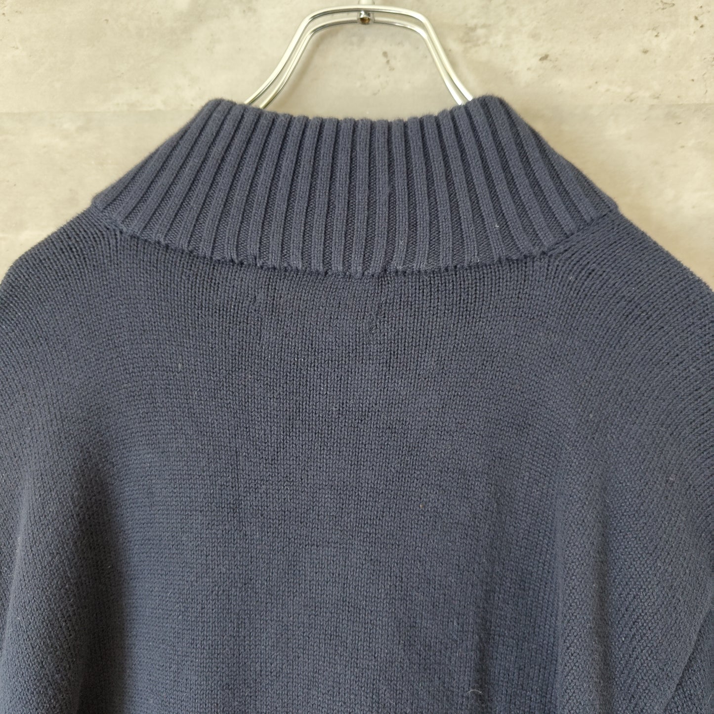 [RalphLoren] halfsnap knit
