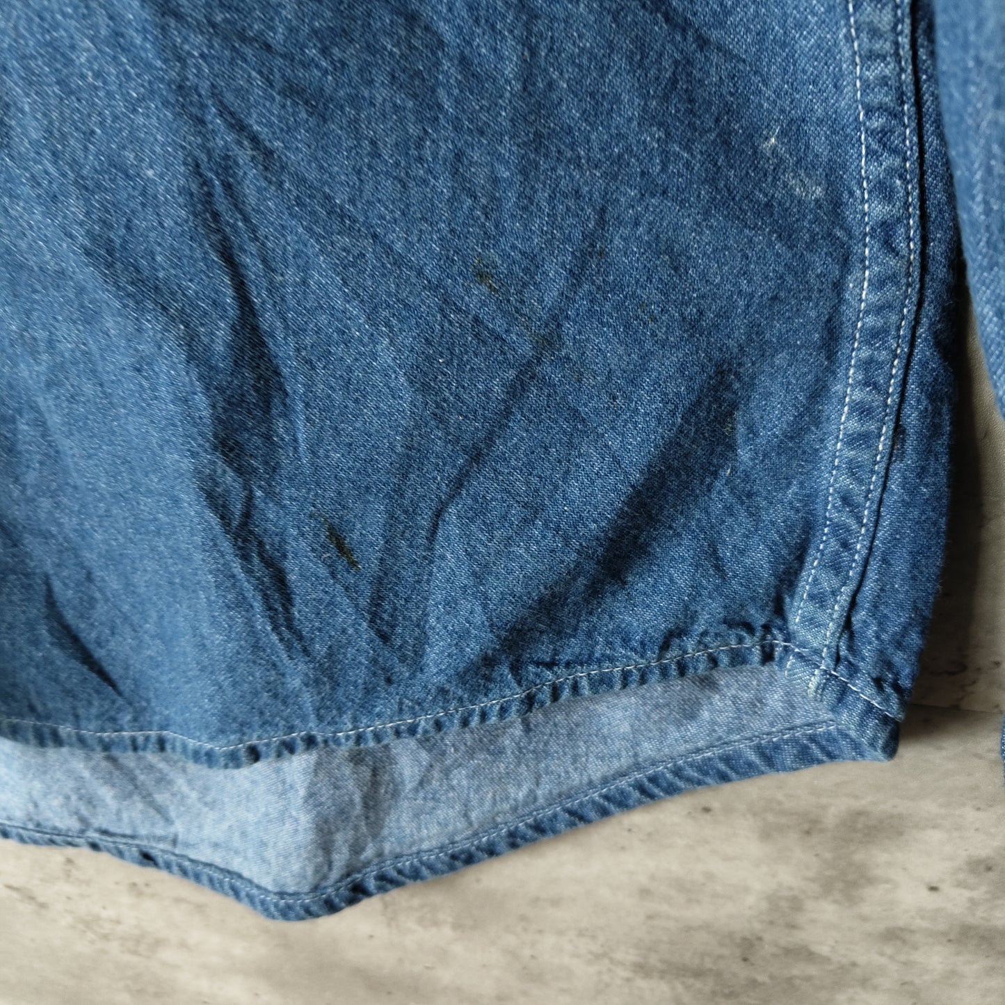 [Marlboro] 90s denim shirt, made in U.S.A