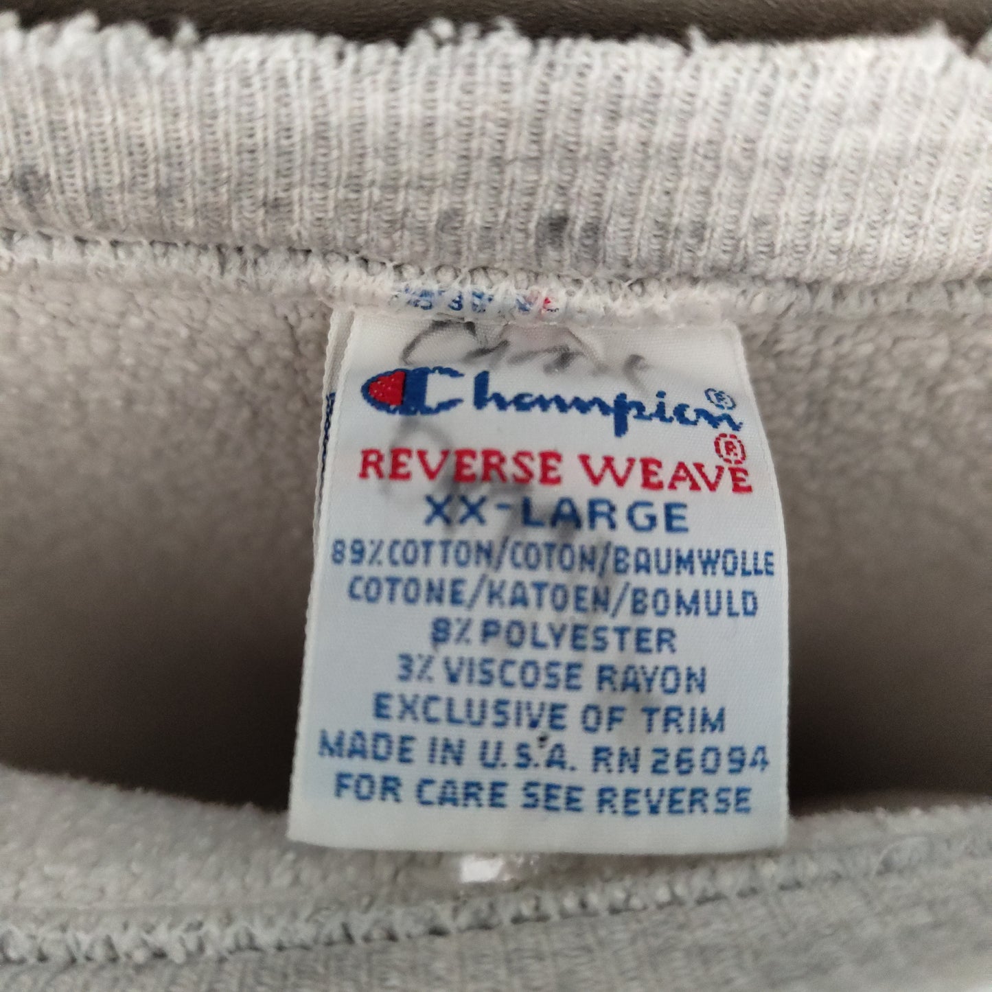 [Champion] 90's reverse weave sweat, made in U.S.A