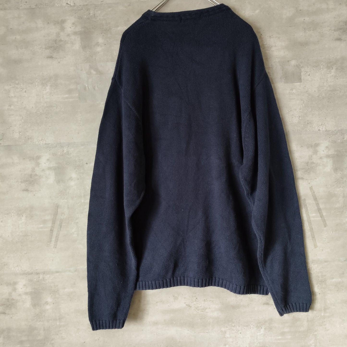 [NAUTICA] middle gauge cotton sweater