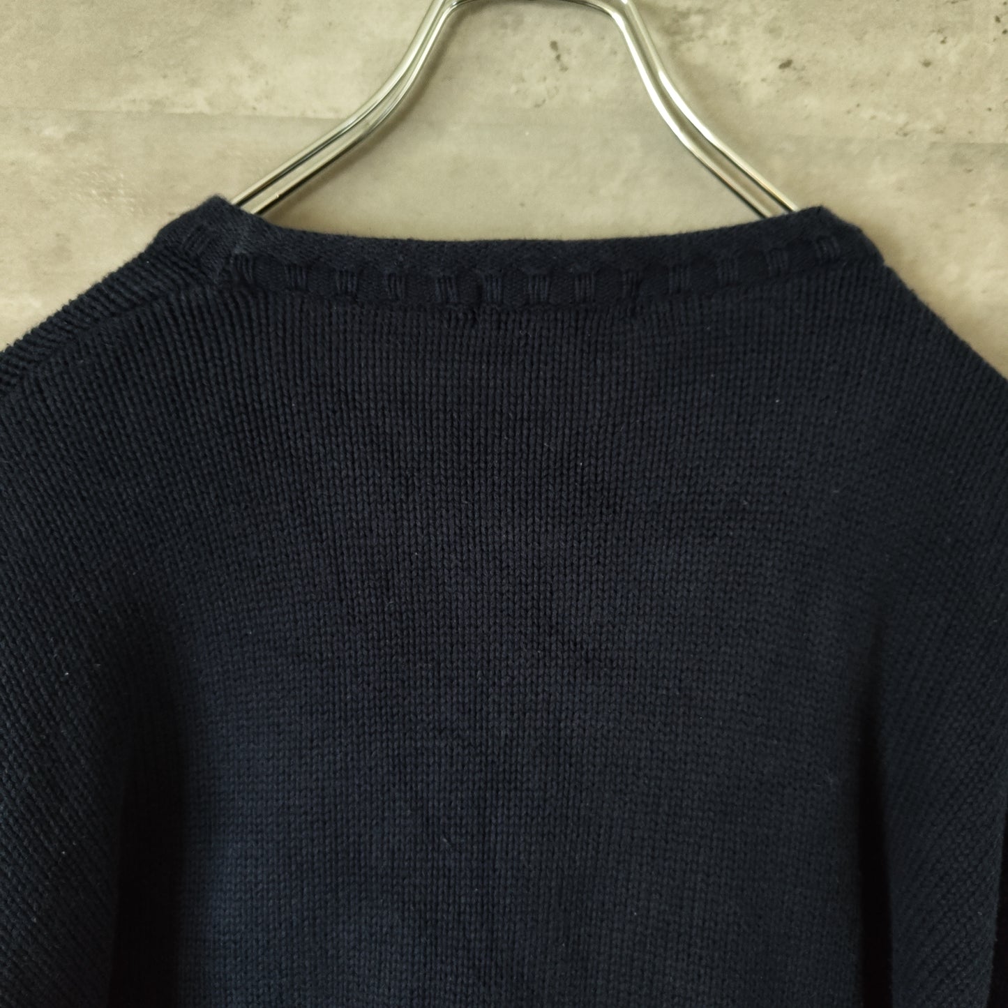[NAUTICA] middle gauge cotton sweater