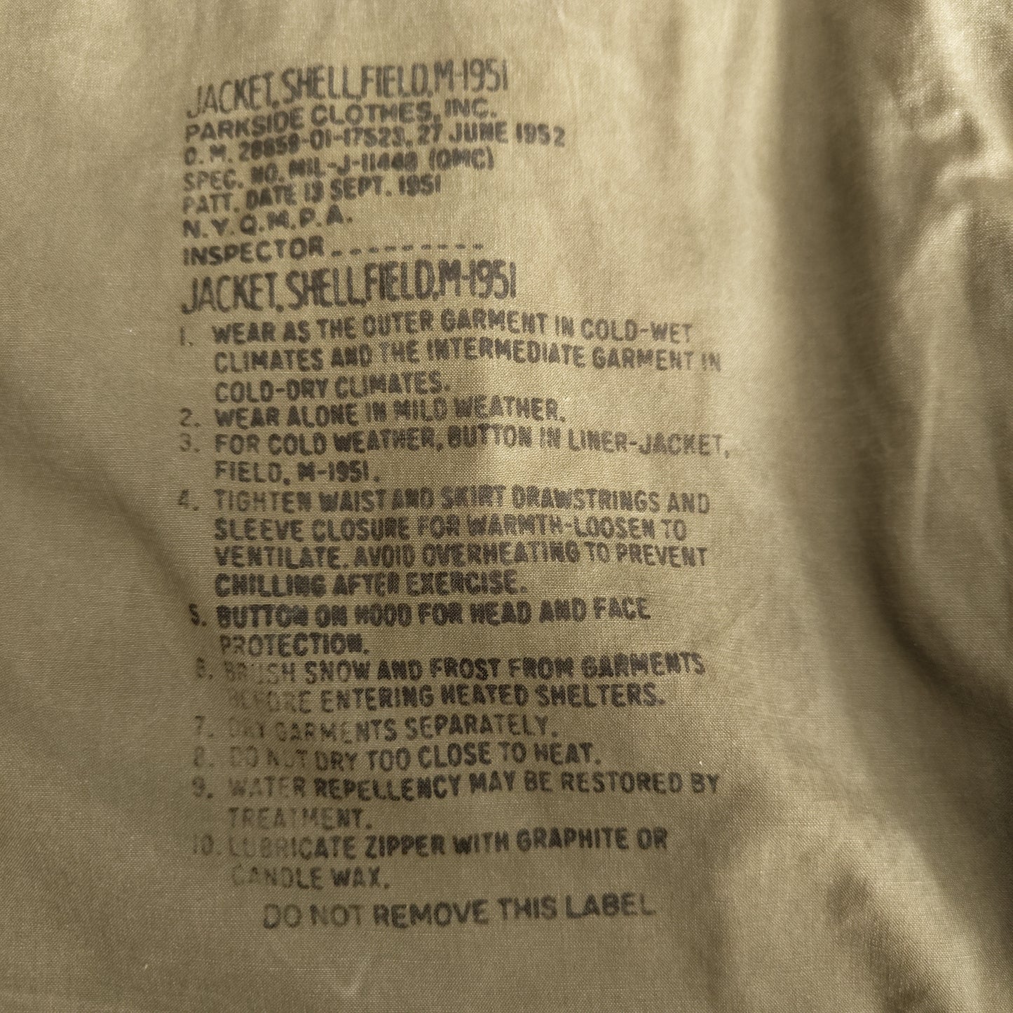 [U.S.ARMY] 50's m-51 field jacket