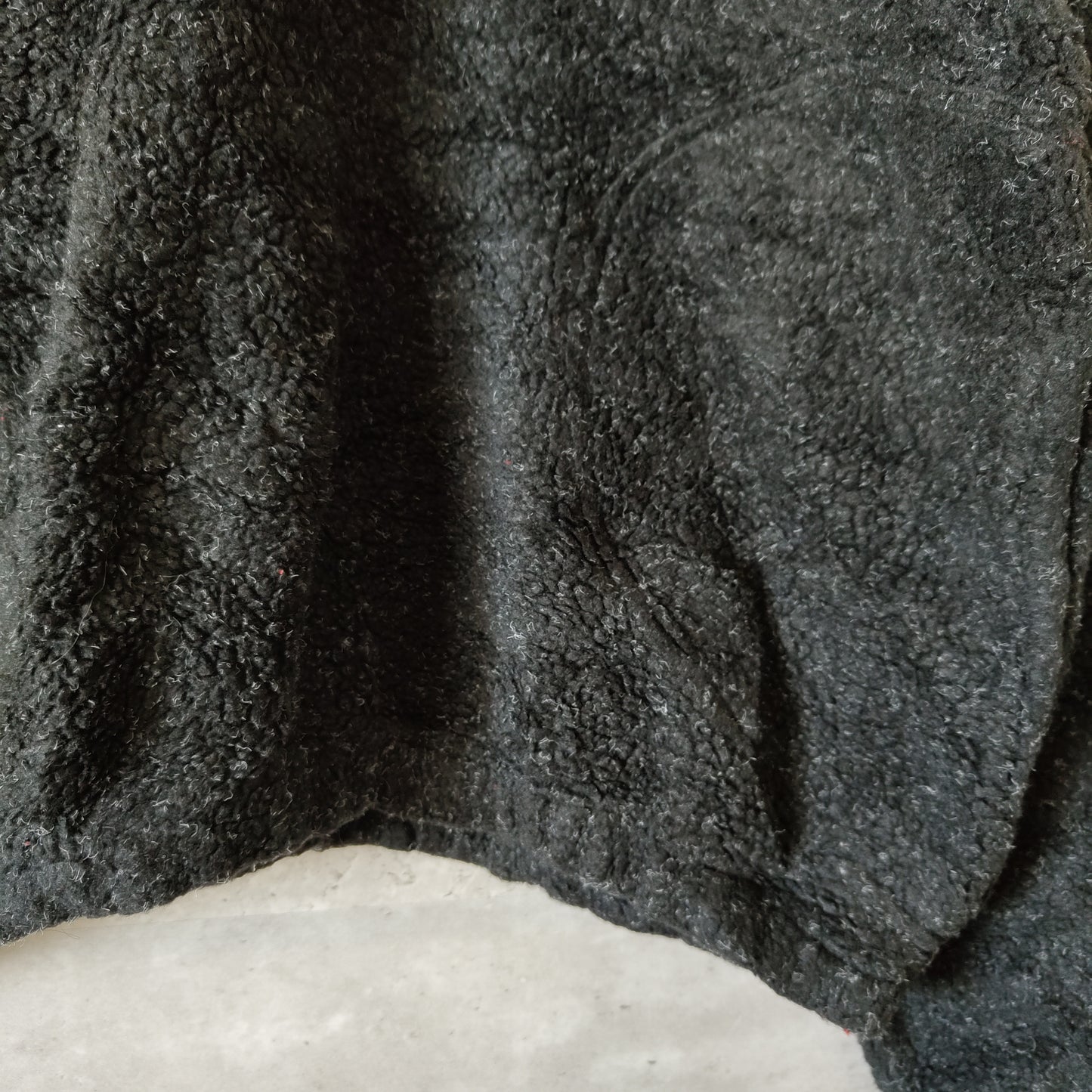 [HardRockCafe] half snap fleece jacket