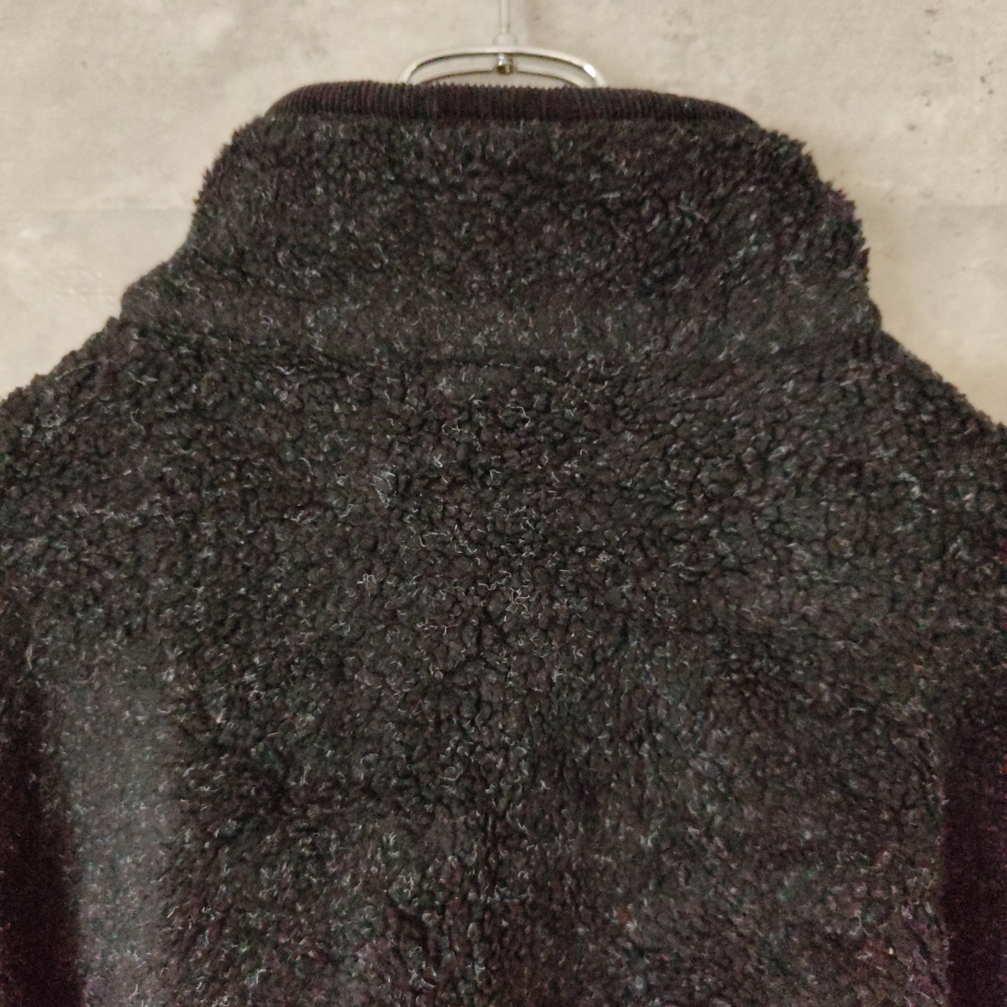 [HardRockCafe] half snap fleece jacket
