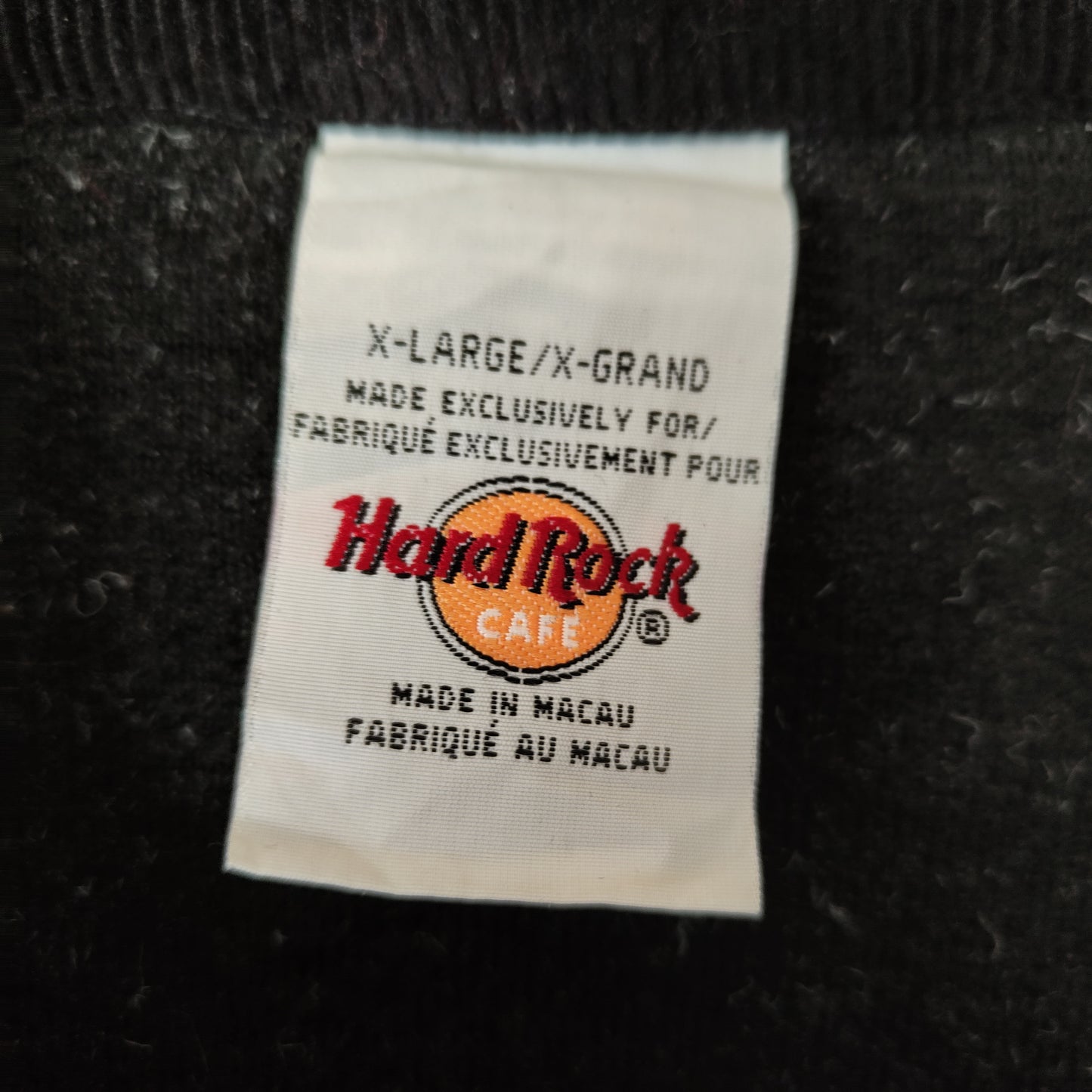 [HardRockCafe] half snap fleece jacket