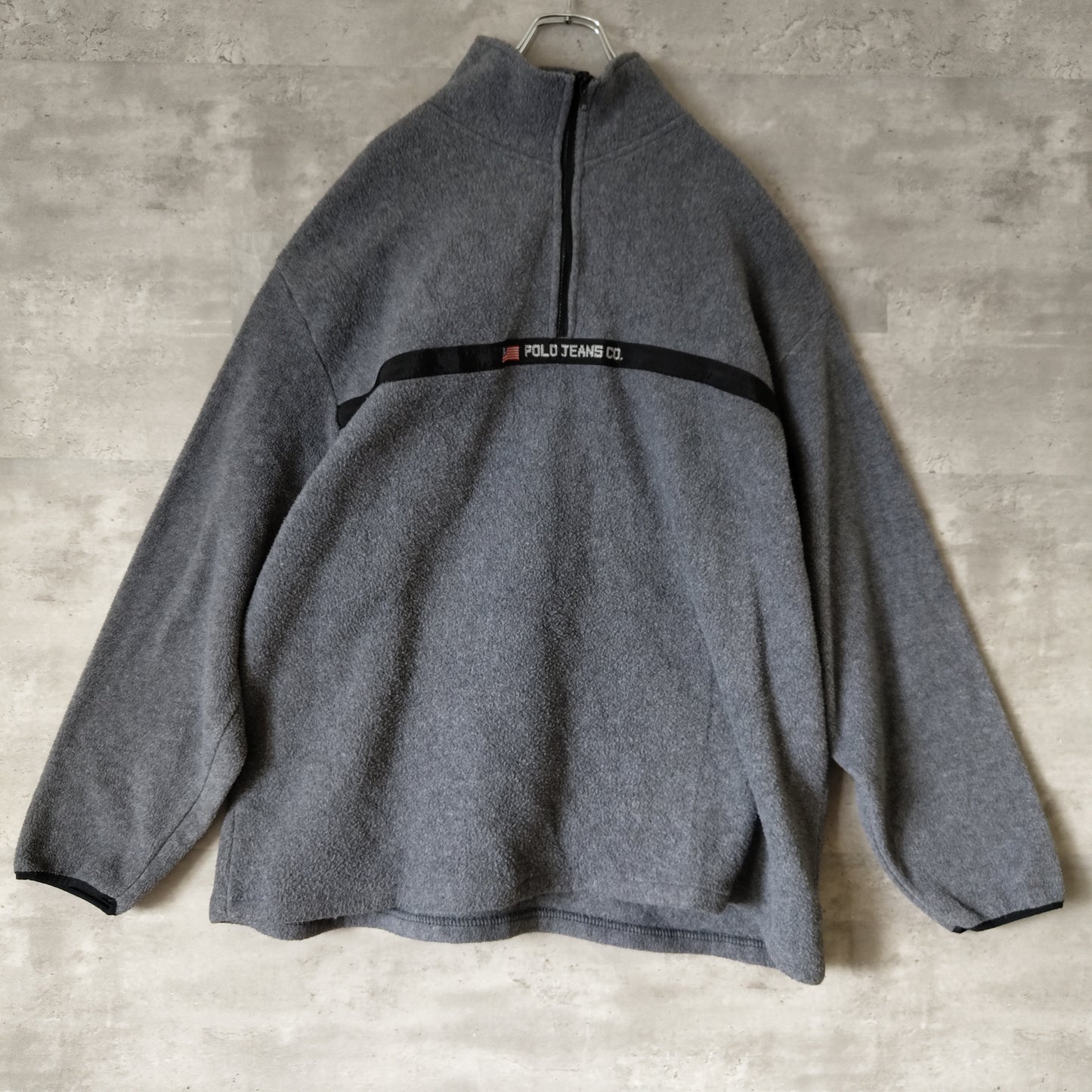 [POLO JEANS]  halfzip fleece jacket