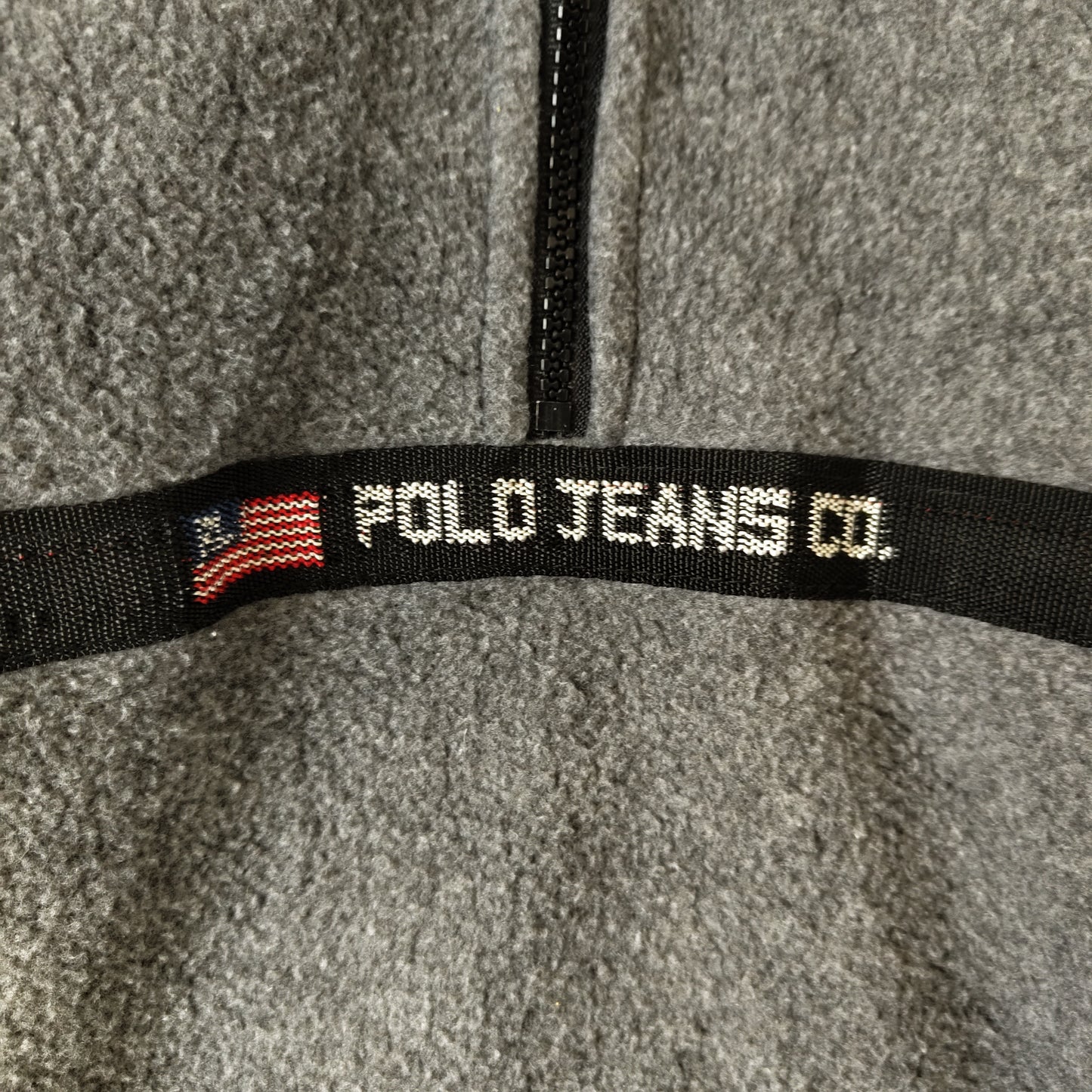 [POLO JEANS]  halfzip fleece jacket