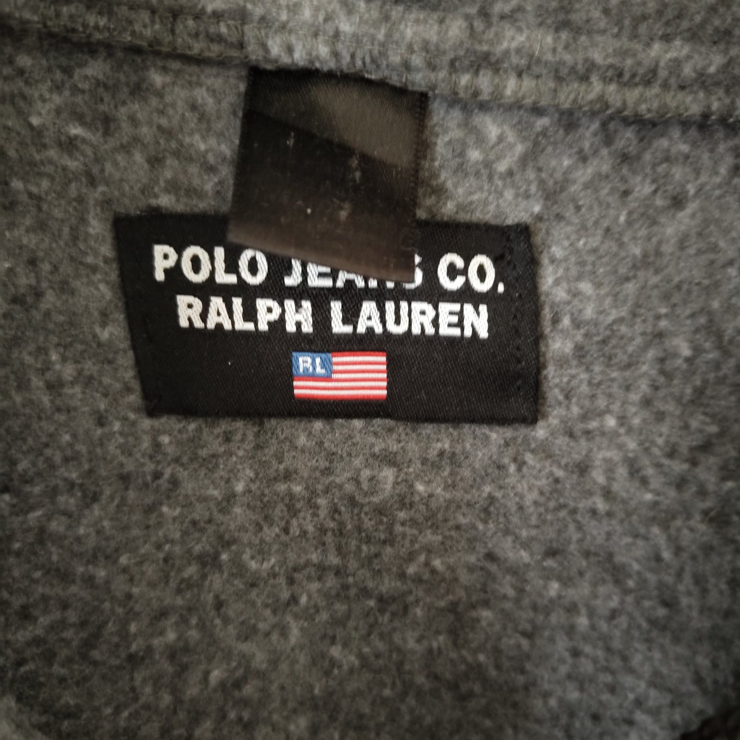 [POLO JEANS]  halfzip fleece jacket