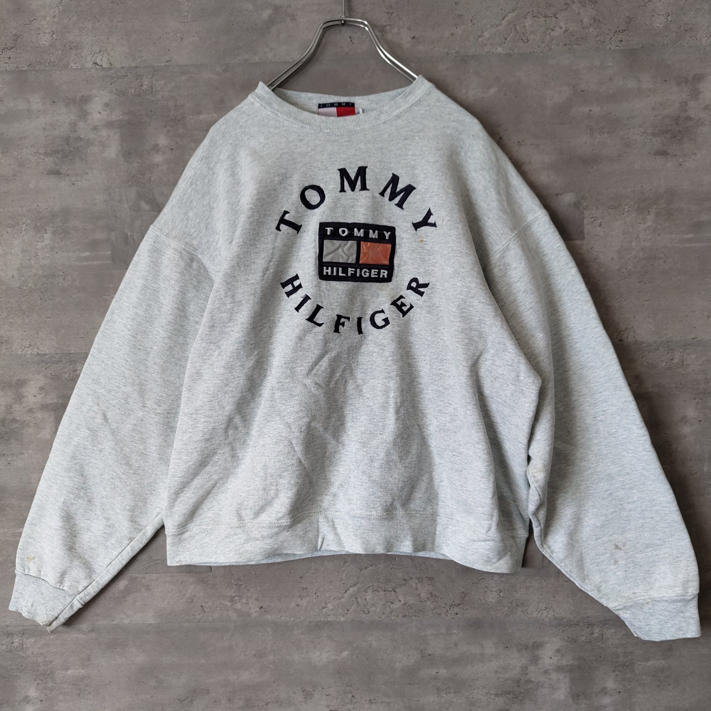 [TOMMY HILFIGER] 90s flag logo sweat