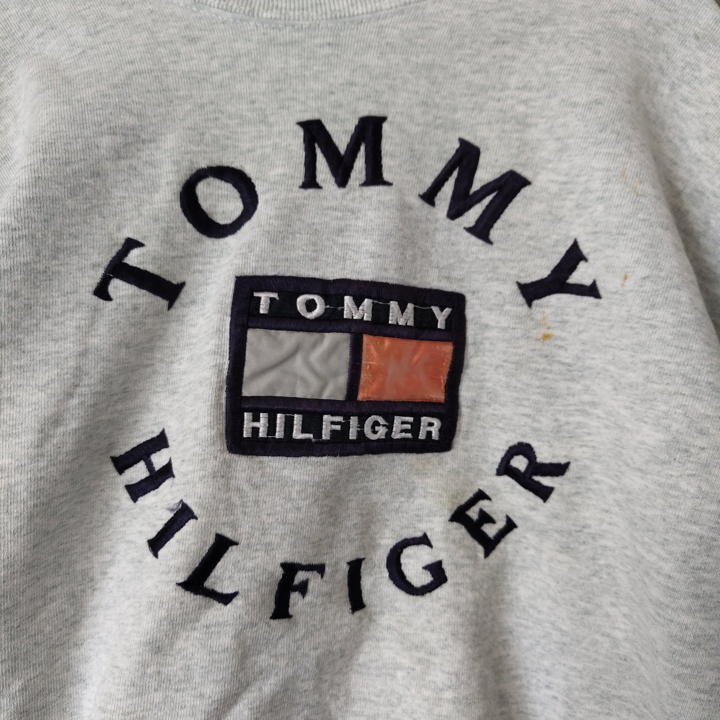 [TOMMY HILFIGER] 90s flag logo sweat