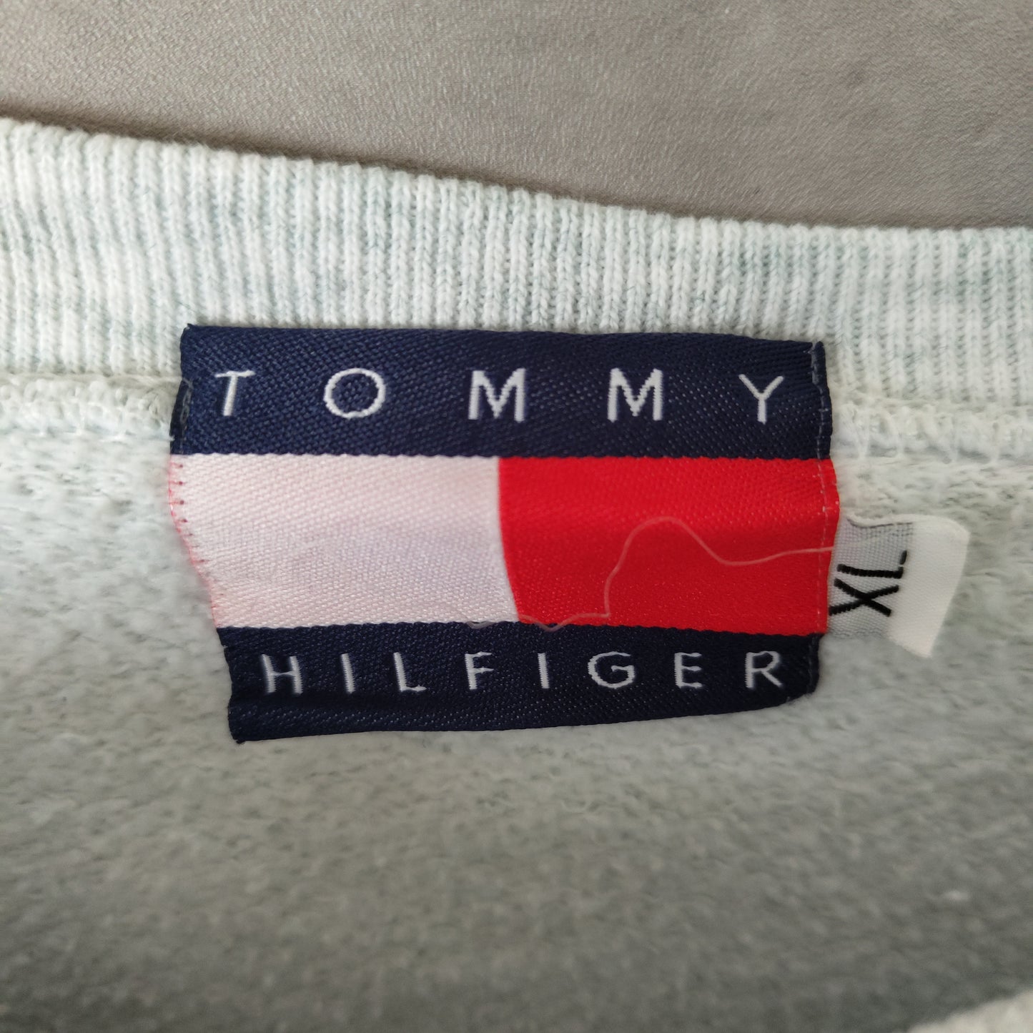 [TOMMY HILFIGER] 90s flag logo sweat