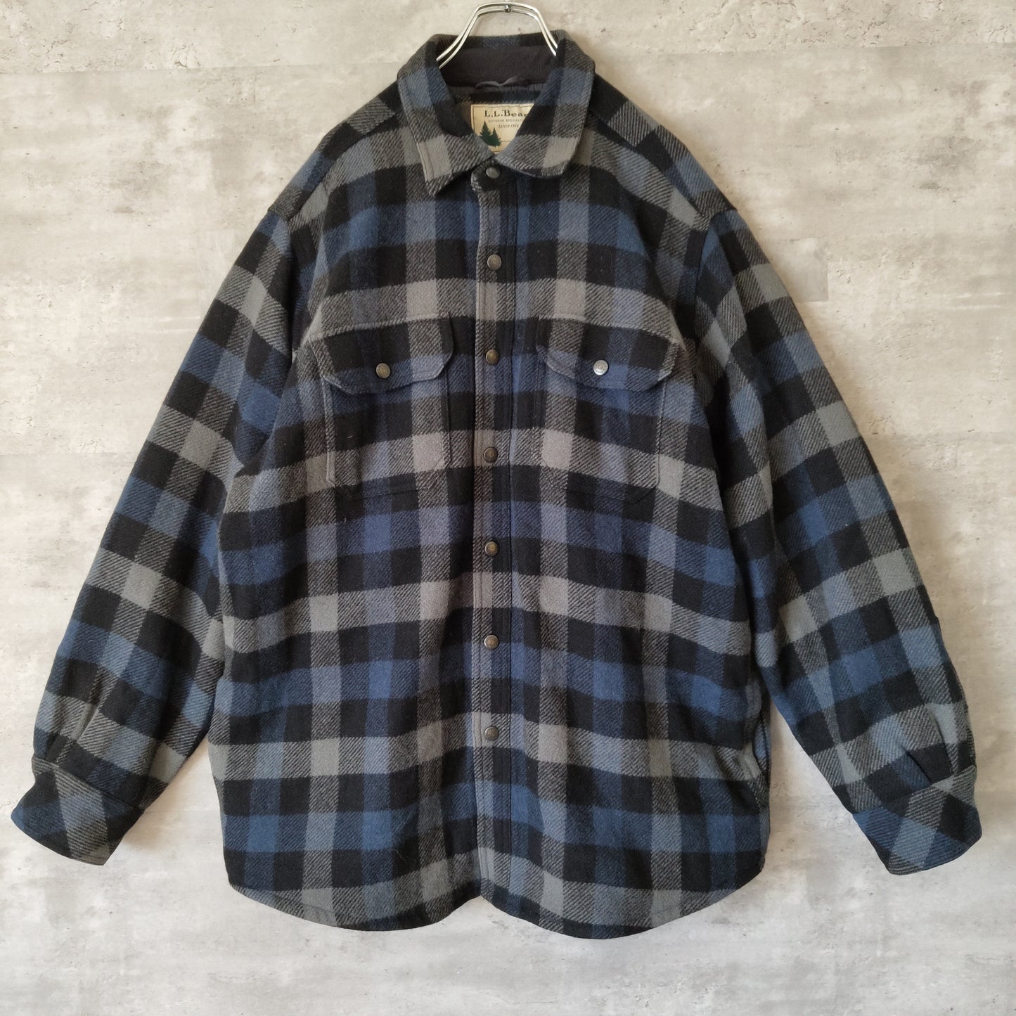 [L.L.Bean] inner cotton shirt jacket