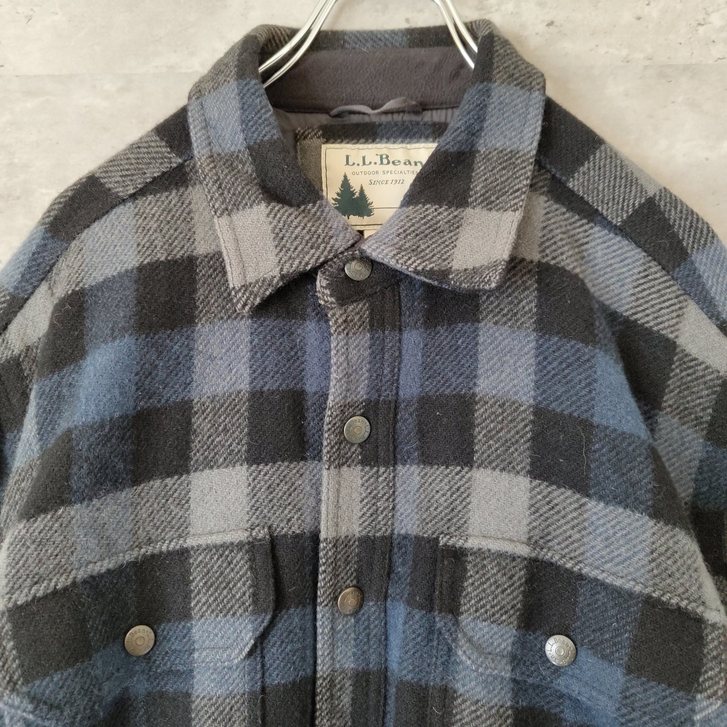 [L.L.Bean] inner cotton shirt jacket