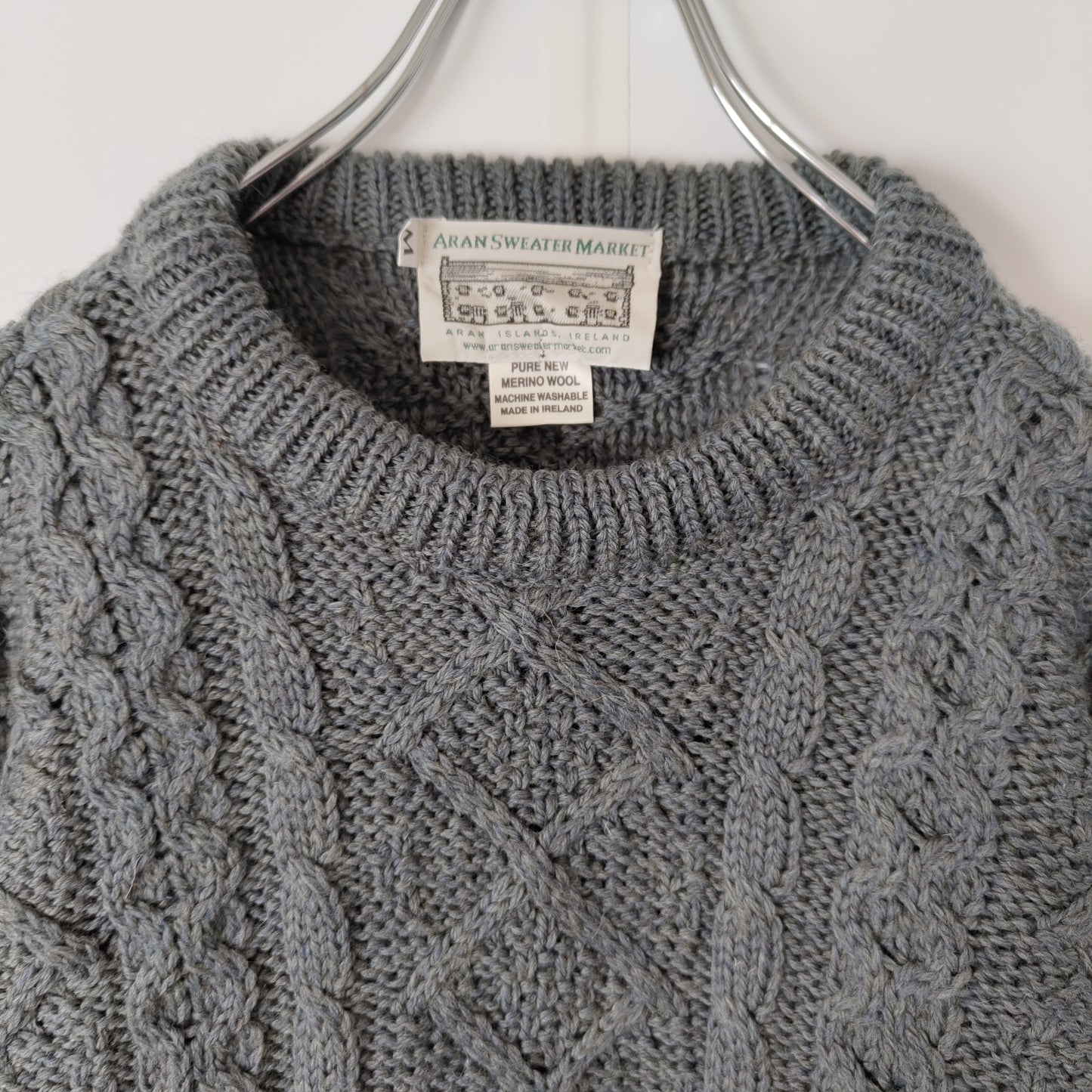 [ARAN SWEATER MARKET] fisherman knit, made in IRELAND