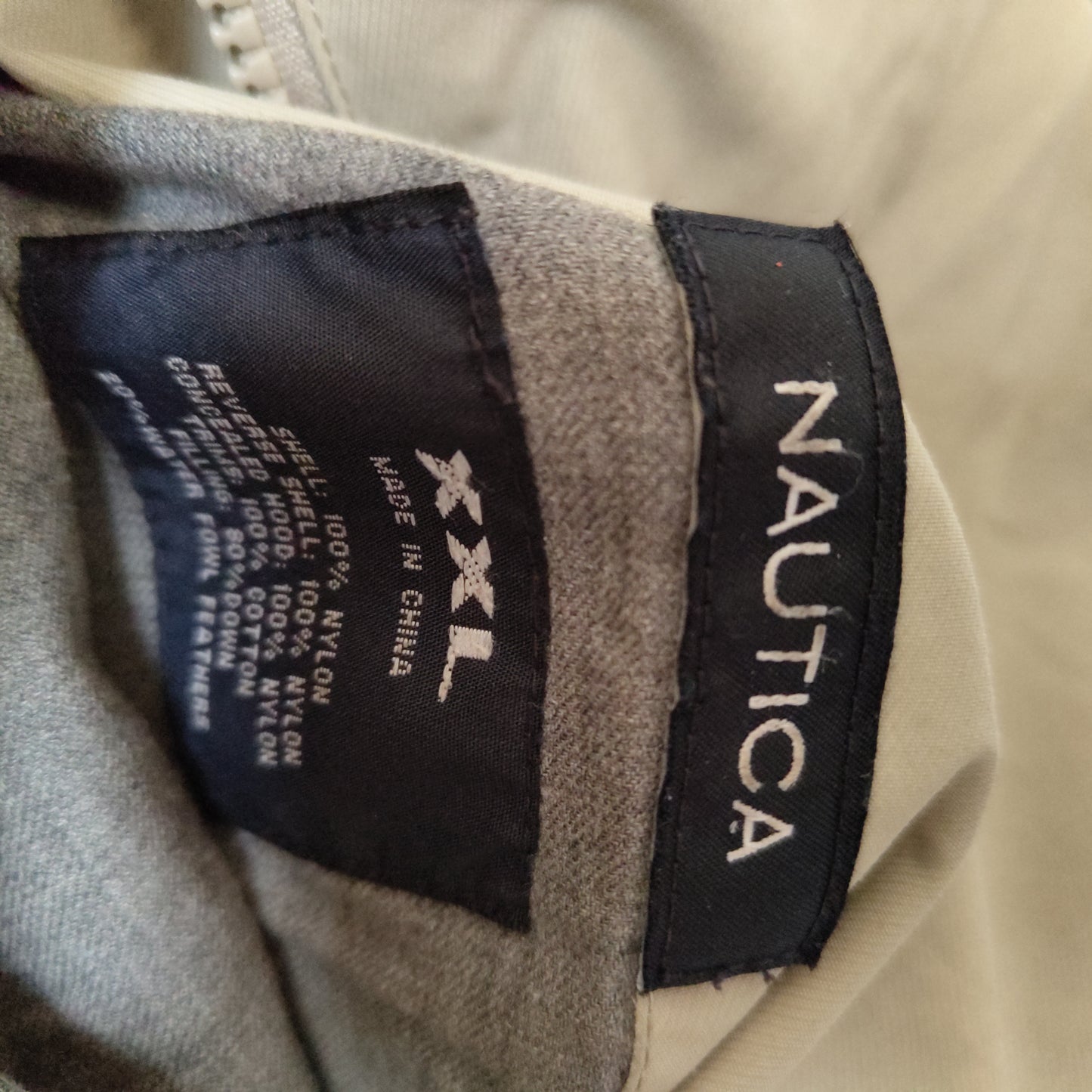 [NAUTICA] reversible down jacket