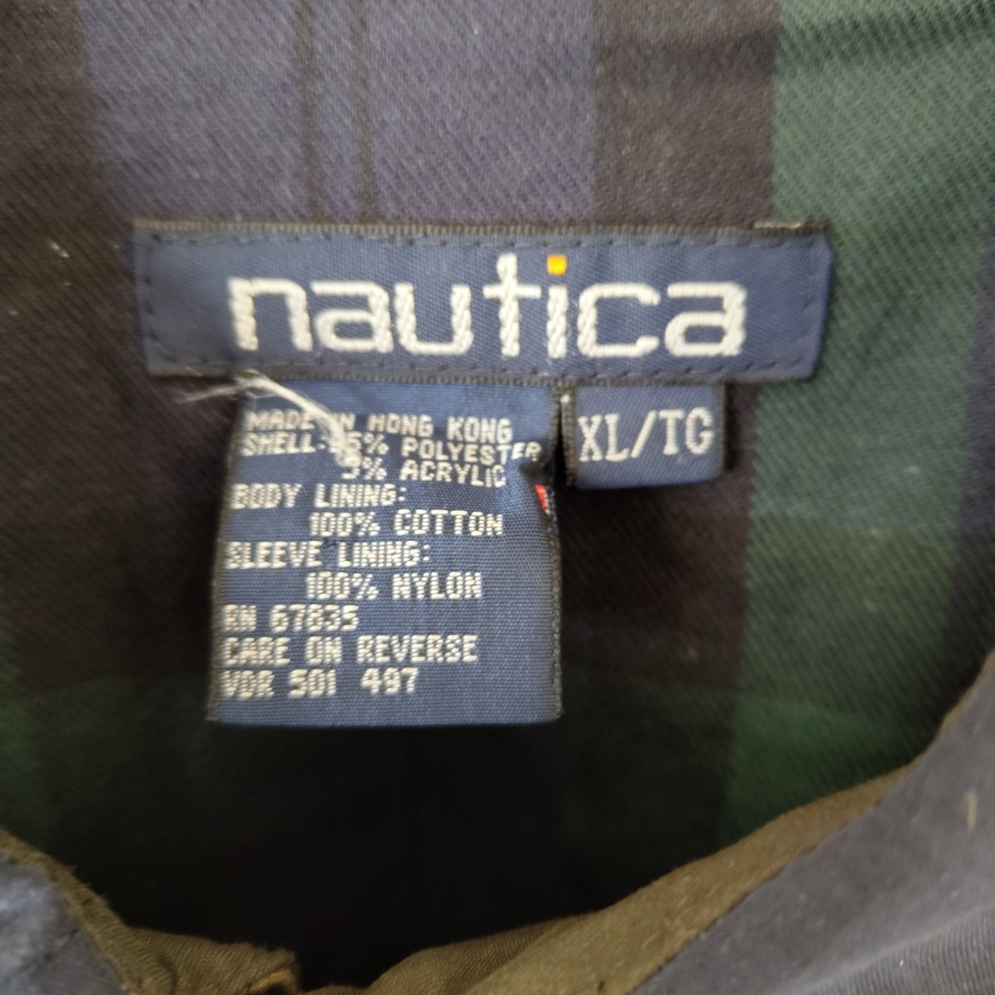 [NAUTICA]  swingtop jacket 90s