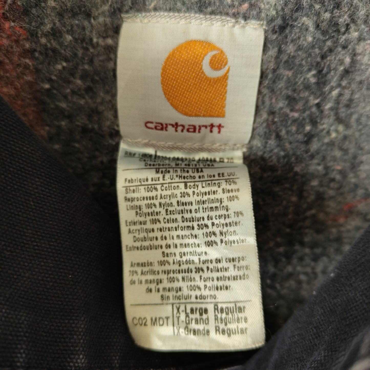 [Carhartt] 90's duck jacket, made in U.S.A