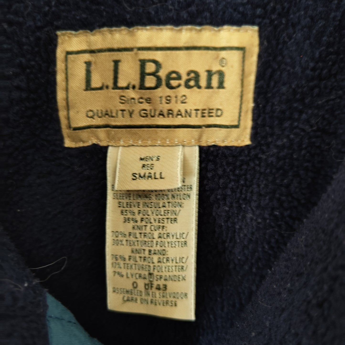 [L.L.Bean] inner cotton nylon jacket