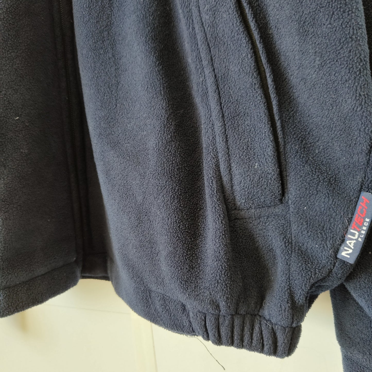 [NAUTICA] 90's swingtop fleece jacket, made in U.S.A