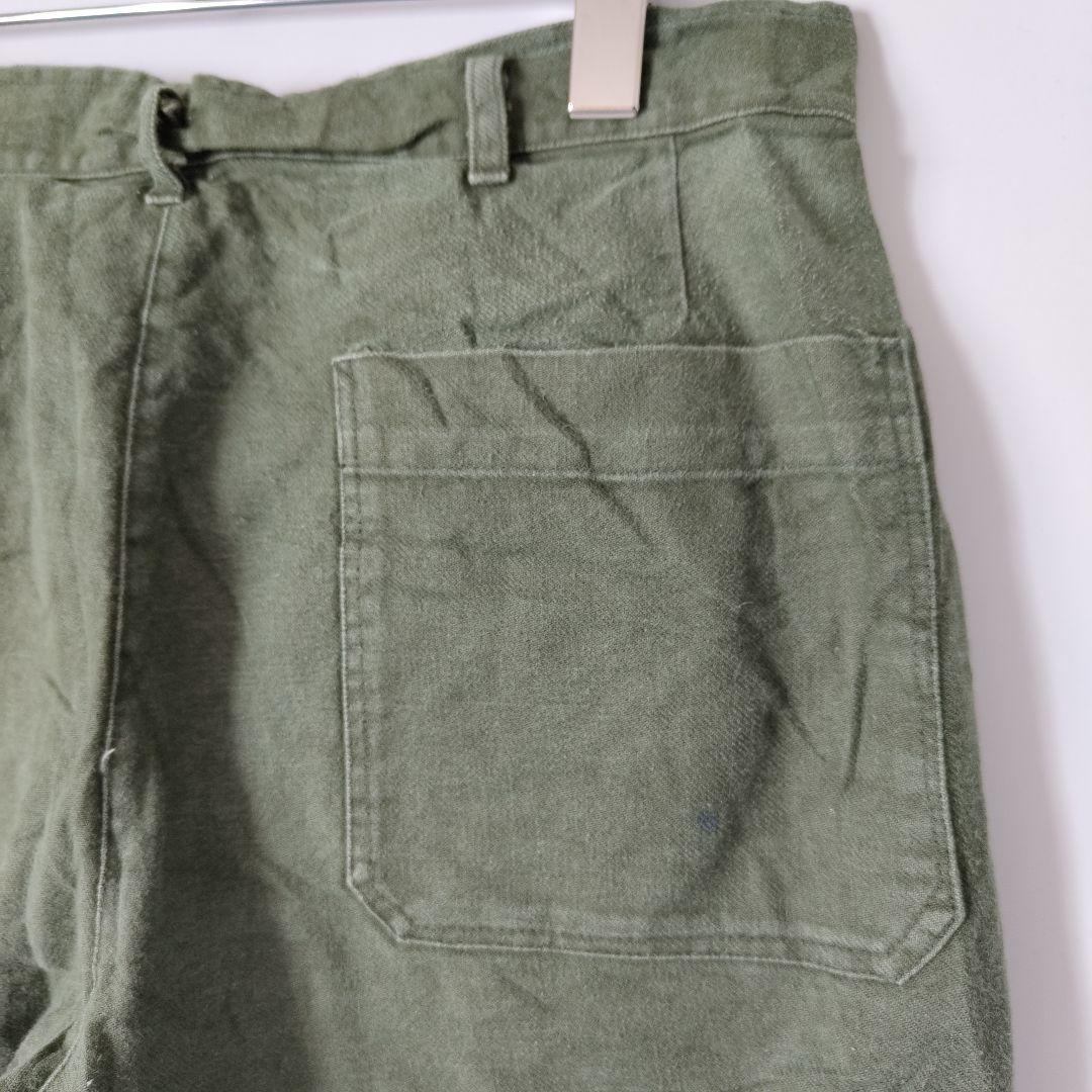 [SWEDISH ARMY] utility work pants / M