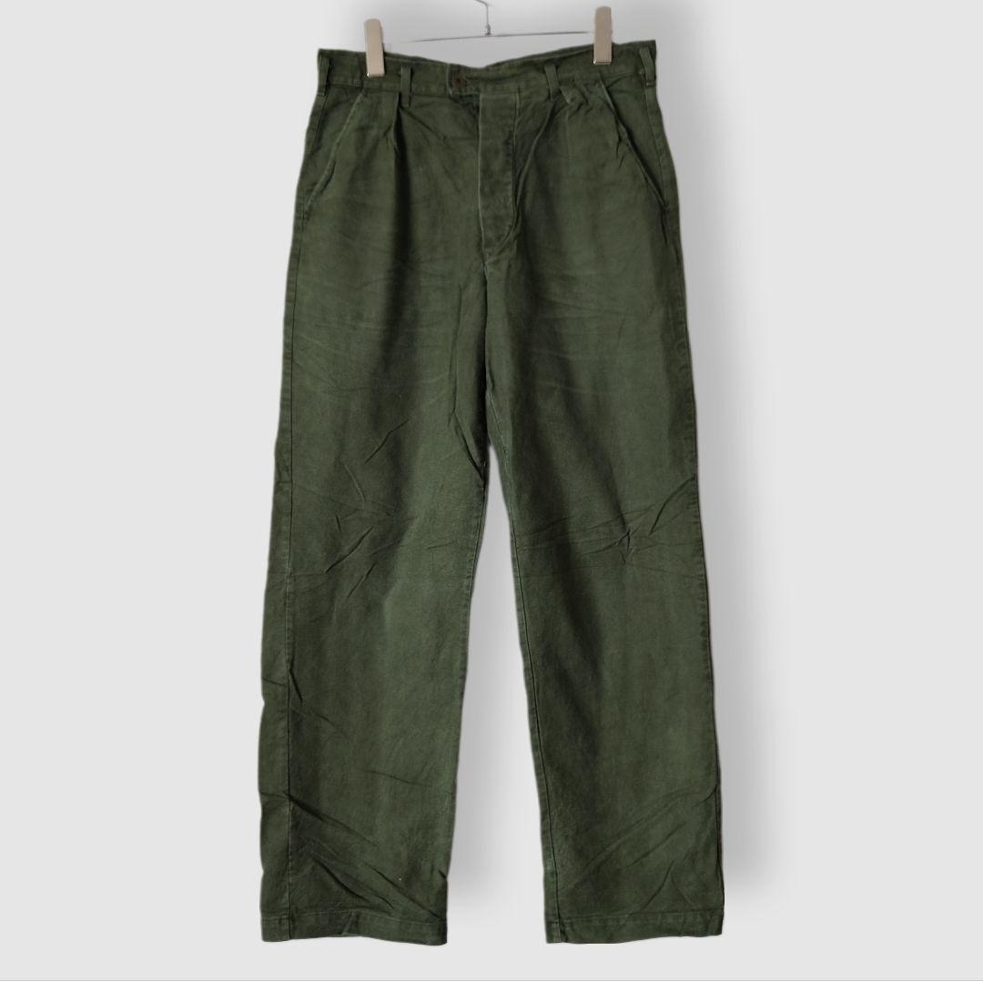 [SWEDISH ARMY] utility work pants / M