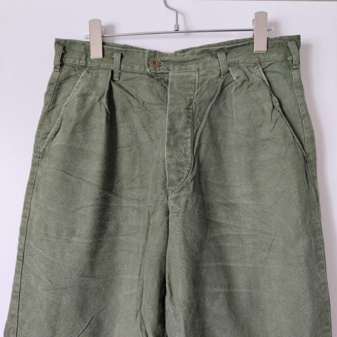 [SWEDISH ARMY] utility work pants / M