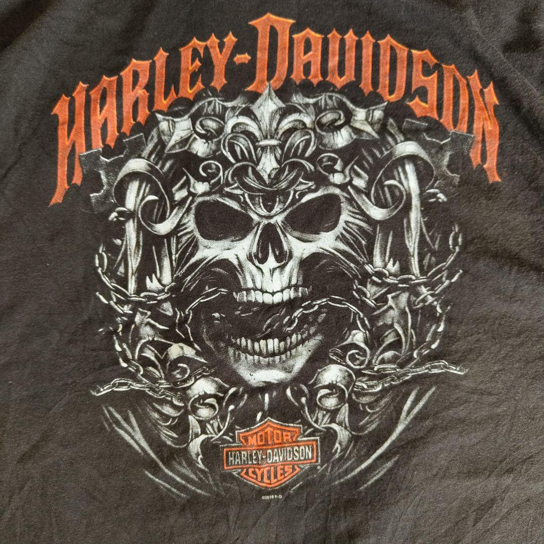 [HARLEY DAVIDSON] print t-shirt / XXL