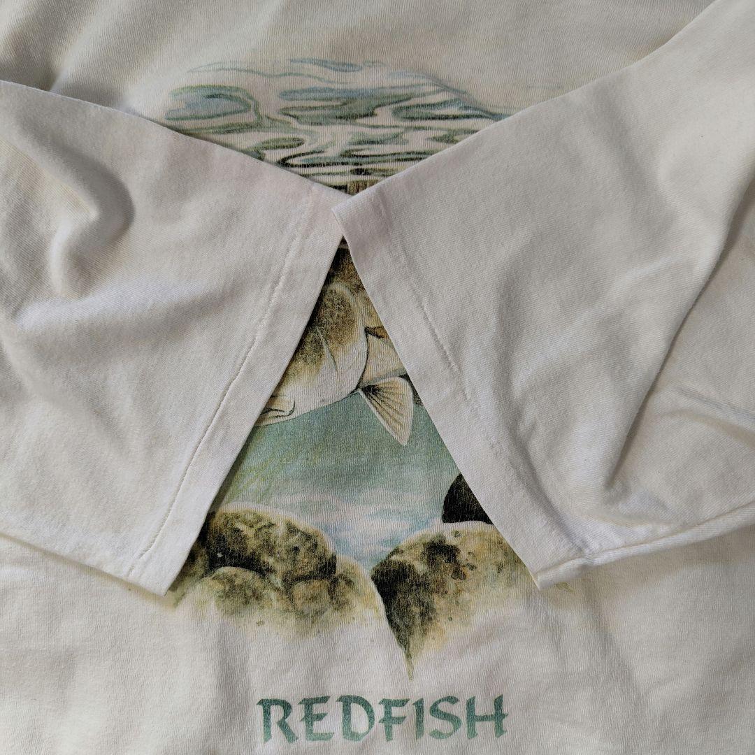 [All Sport] 90s fish print t-shirt / XL
