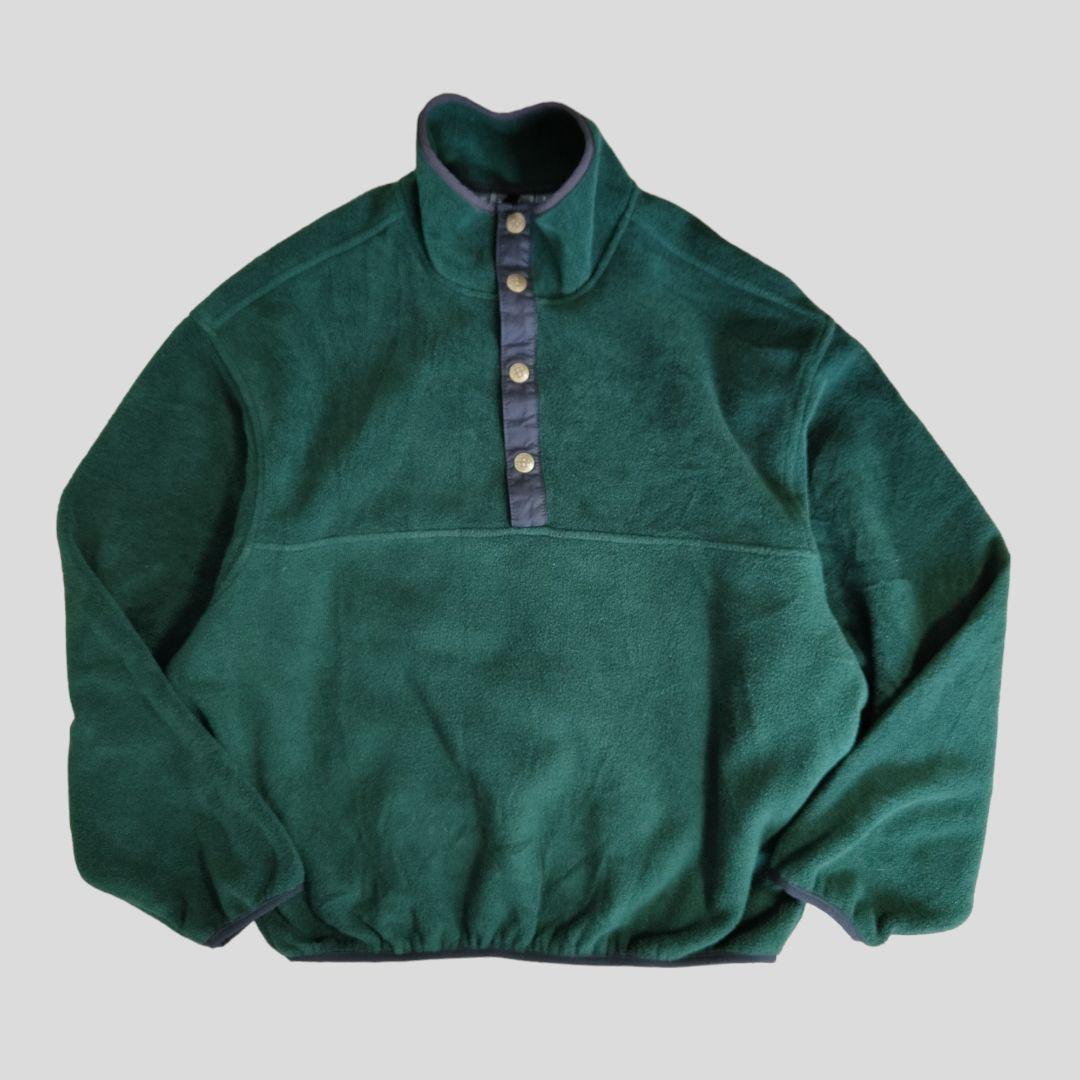 [Woolrich] 80s halfsnap fleece jacket , made in USA / L
