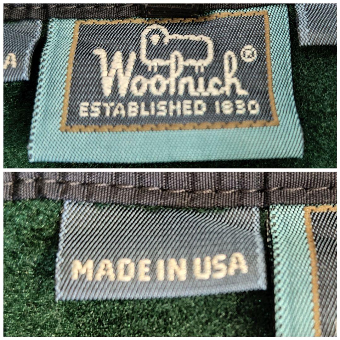 [Woolrich] 80s halfsnap fleece jacket , made in USA / L