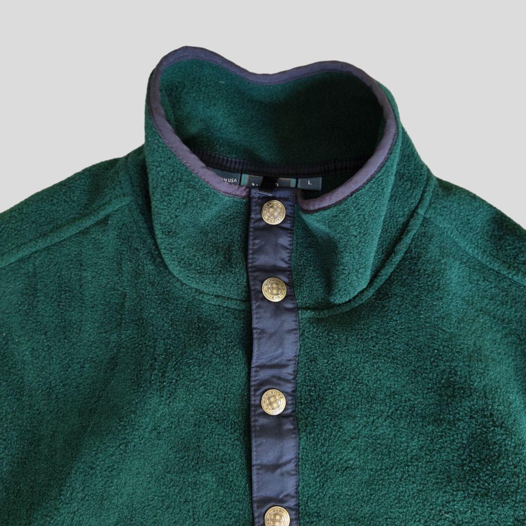 [Woolrich] 80s halfsnap fleece jacket , made in USA / L