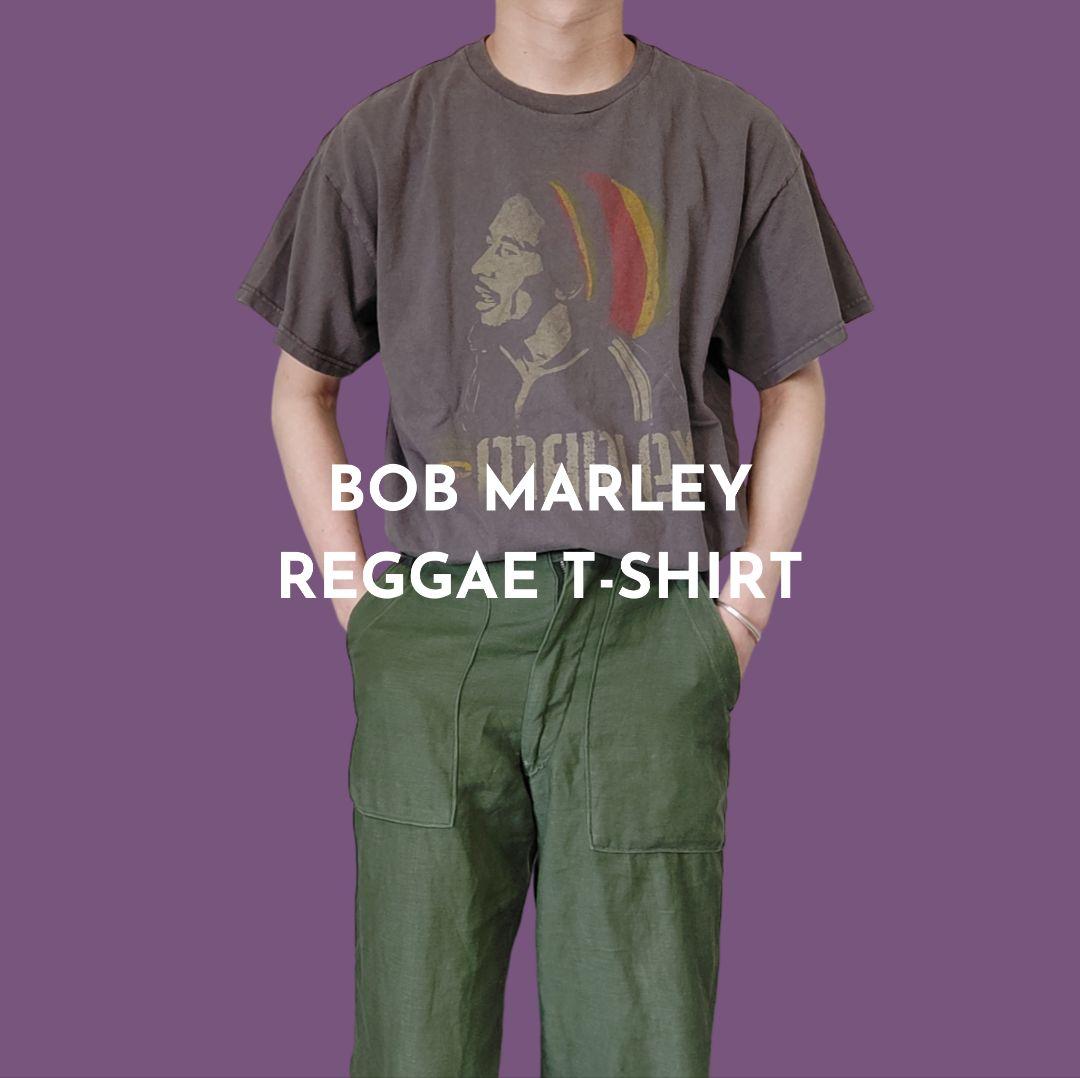 [BOB MARLEY] raggae t-shirt / L