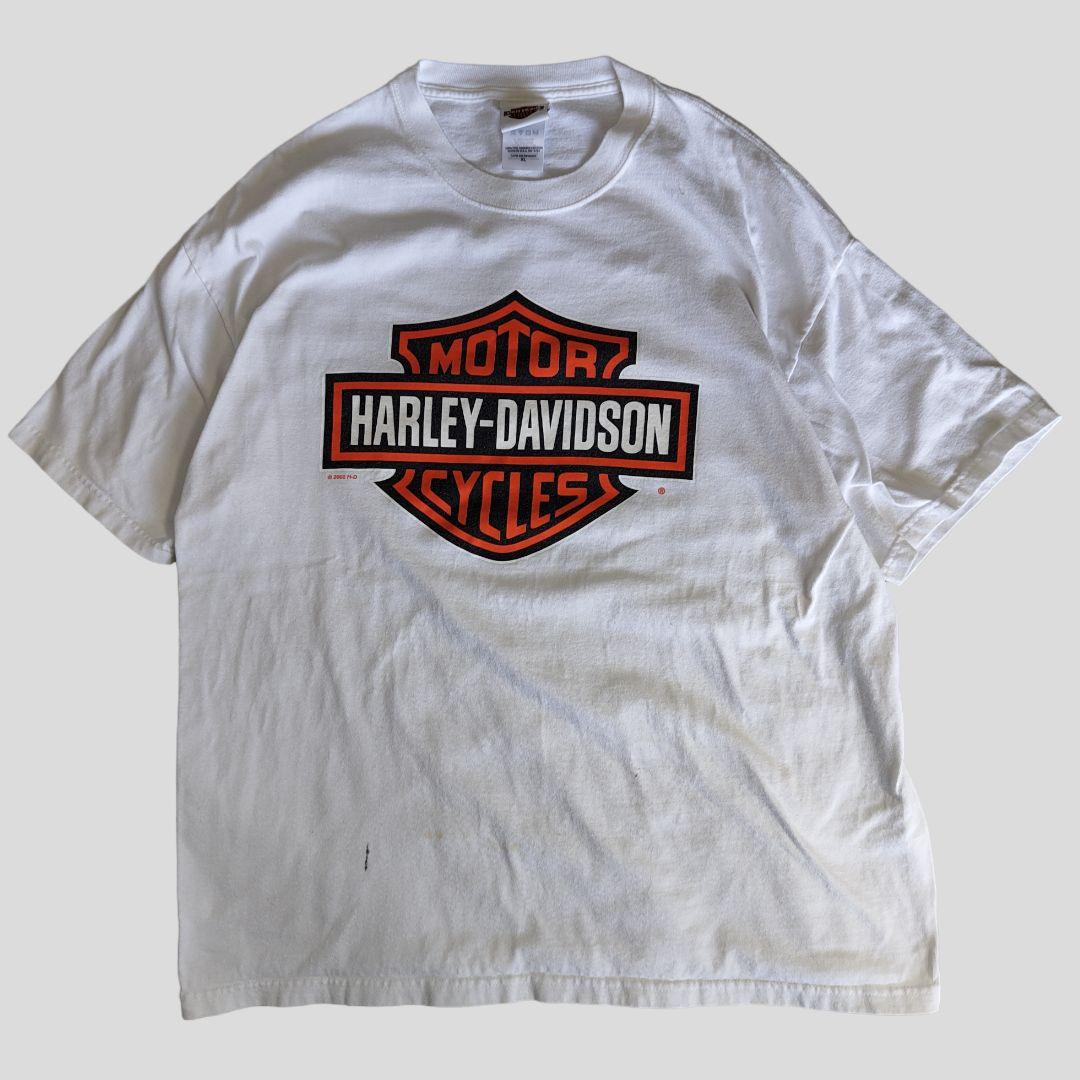 [HARLEY DAVIDSON] 00s print t-shirt , made in USA / XL