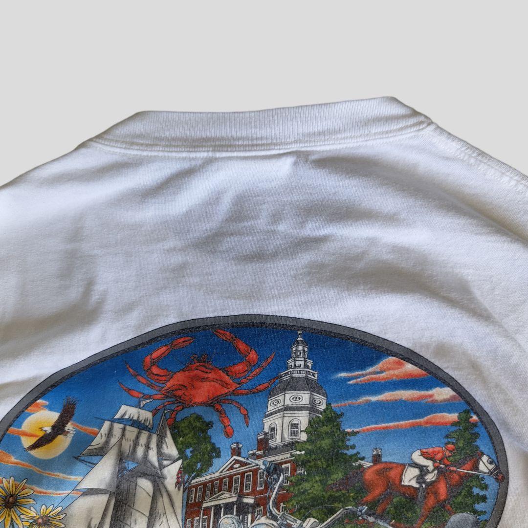 [HARLEY DAVIDSON] 00s print t-shirt , made in USA / XL