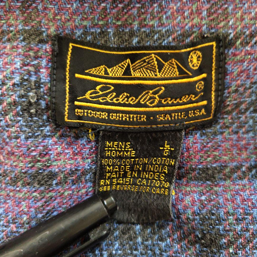 [EddieBauer] 90s button down shirt / L
