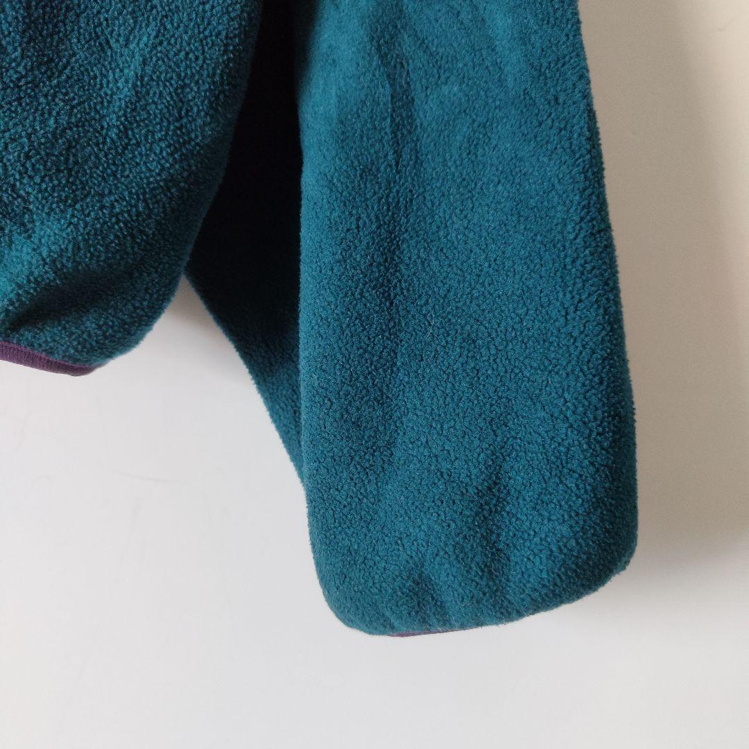 [LANDS' END] half snap fleece jacket, made in U.S.A