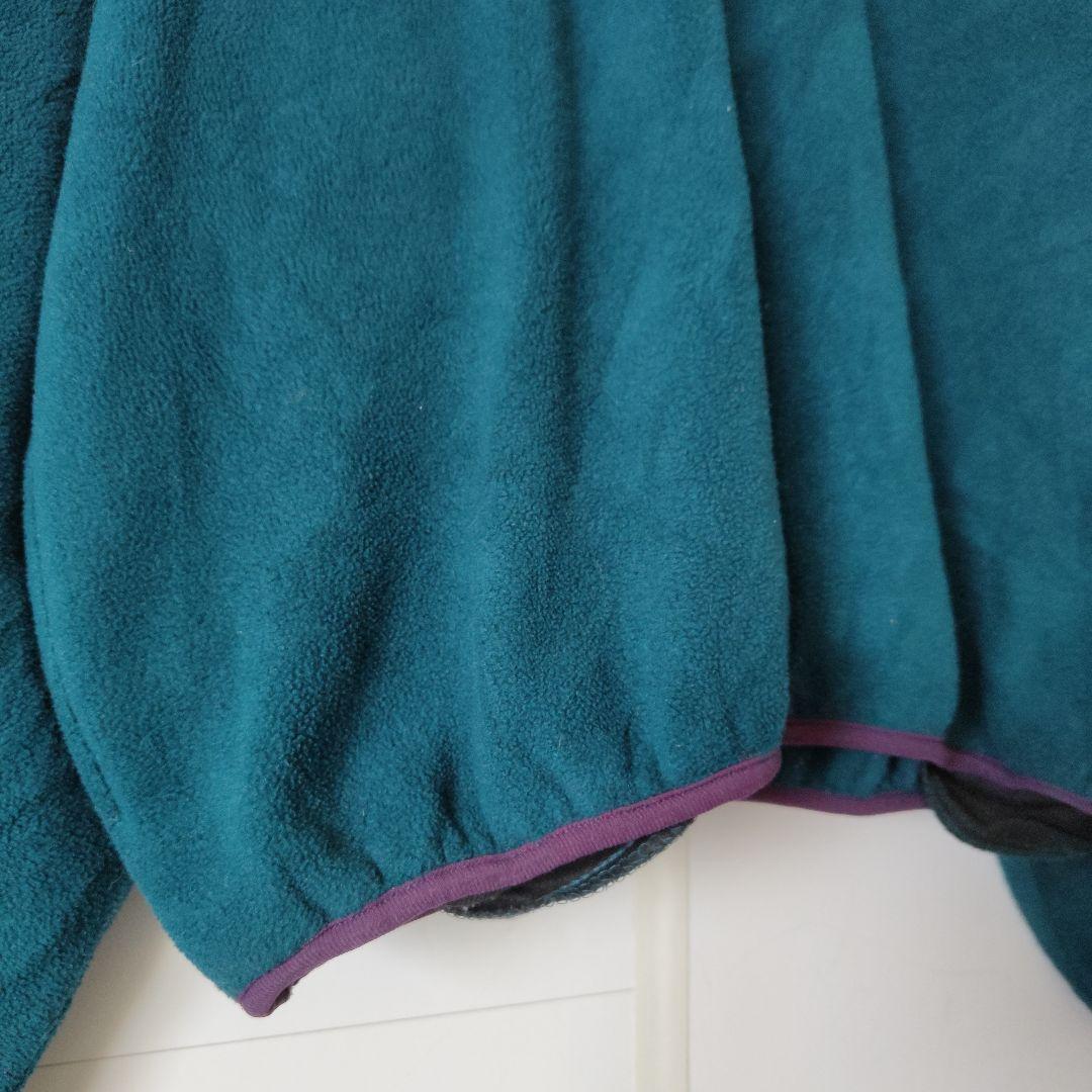 [LANDS' END] half snap fleece jacket, made in U.S.A