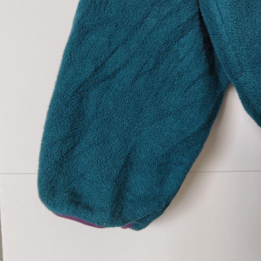 [LANDS' END] half snap fleece jacket, made in U.S.A