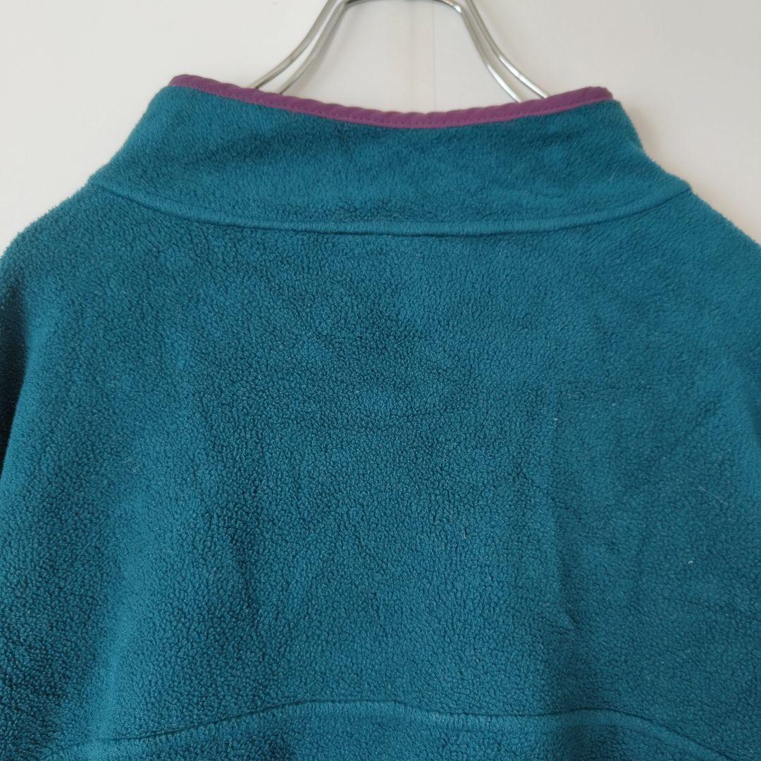 [LANDS' END] half snap fleece jacket, made in U.S.A